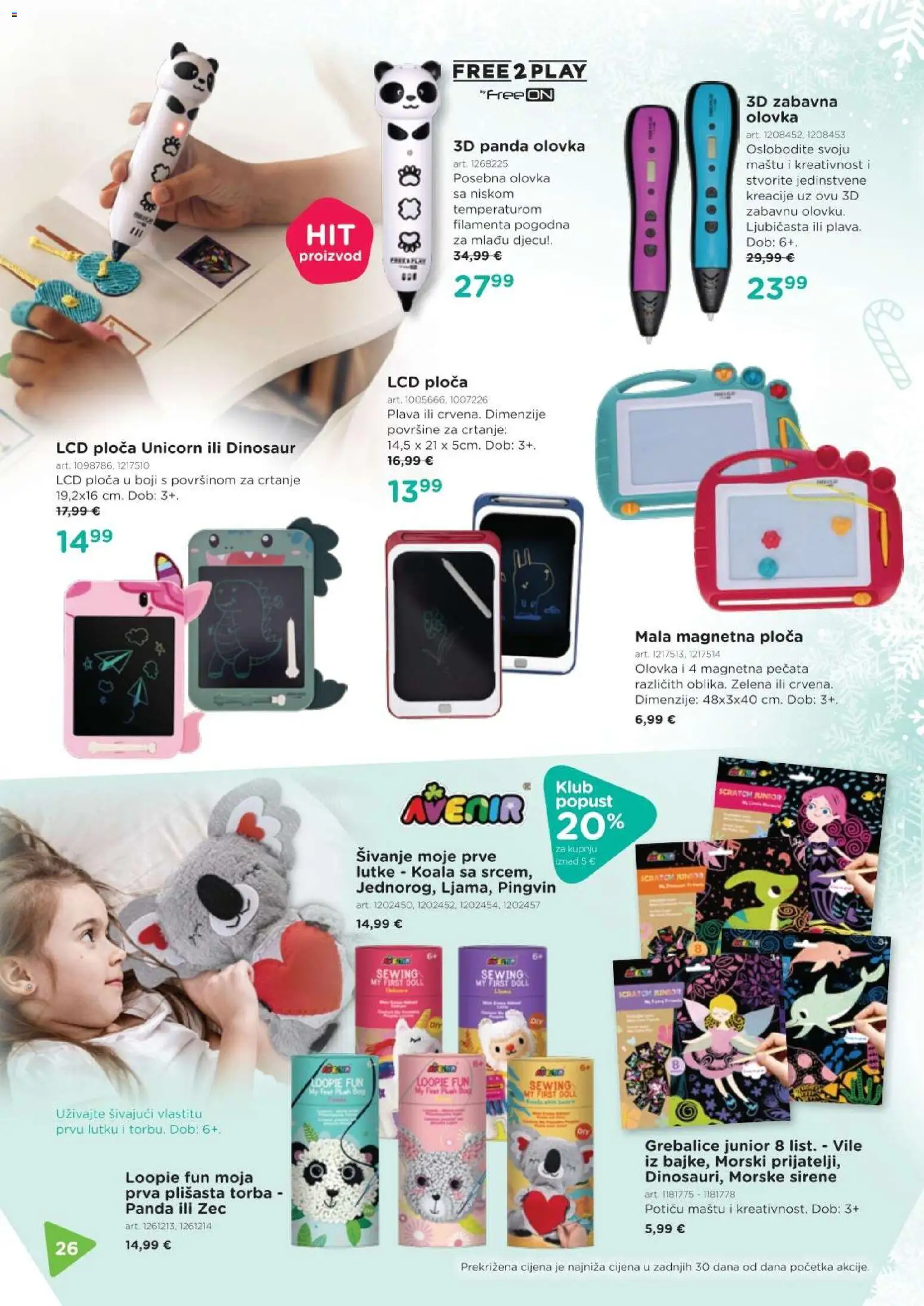 Baby Center katalog | vrijedi od 03.12.2025 | Stranica: 26 | Proizvodi: Lutke, Torba