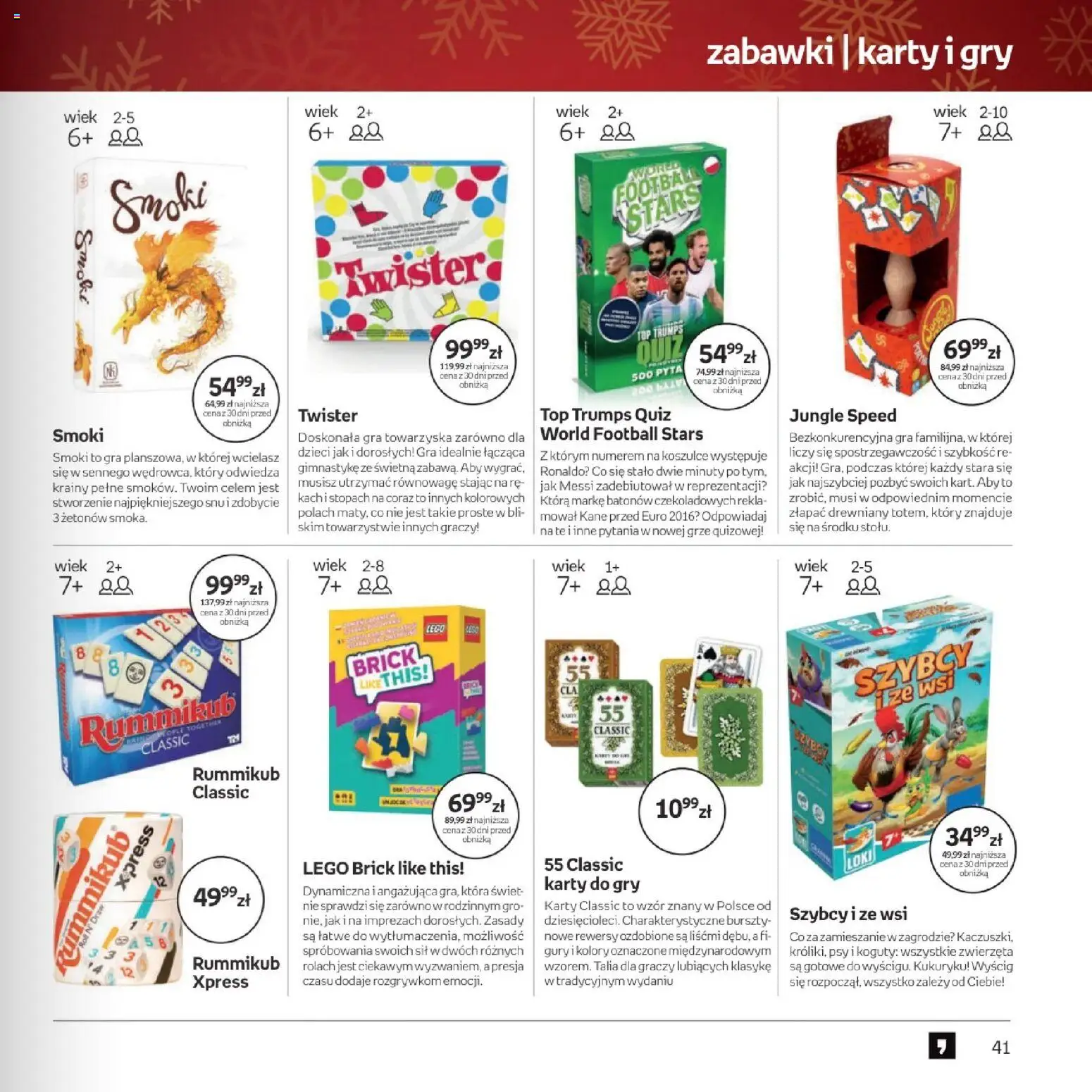 Empik promocje - Xmas Zabawki od 26.11.2025 | Strona: 41 | Produkty: Top, Gra, Lego, Gry