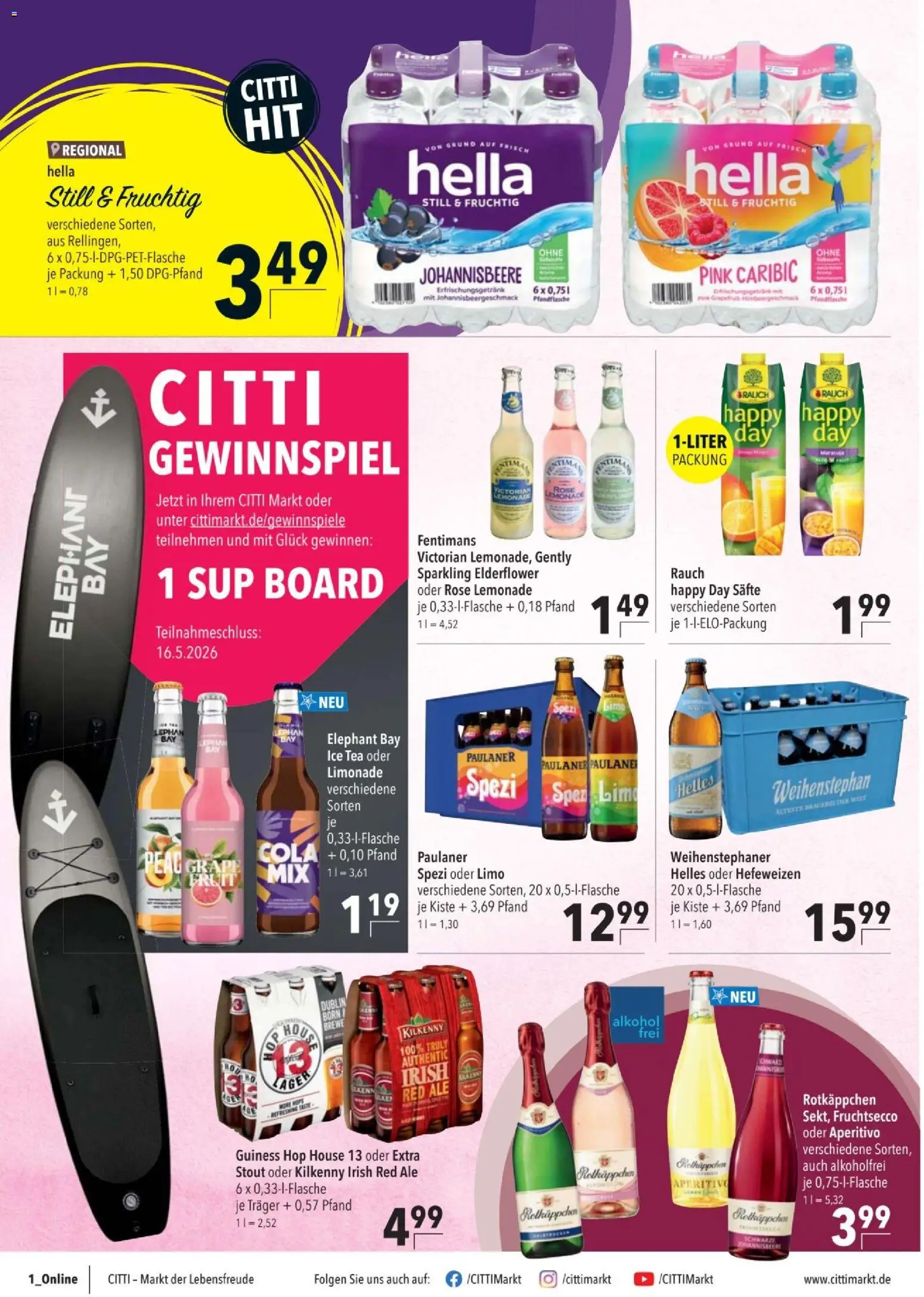CITTI tilbudsavis – gyldig fra 29.04.2026 | Side: 20 | Produkter: Lime, Cola