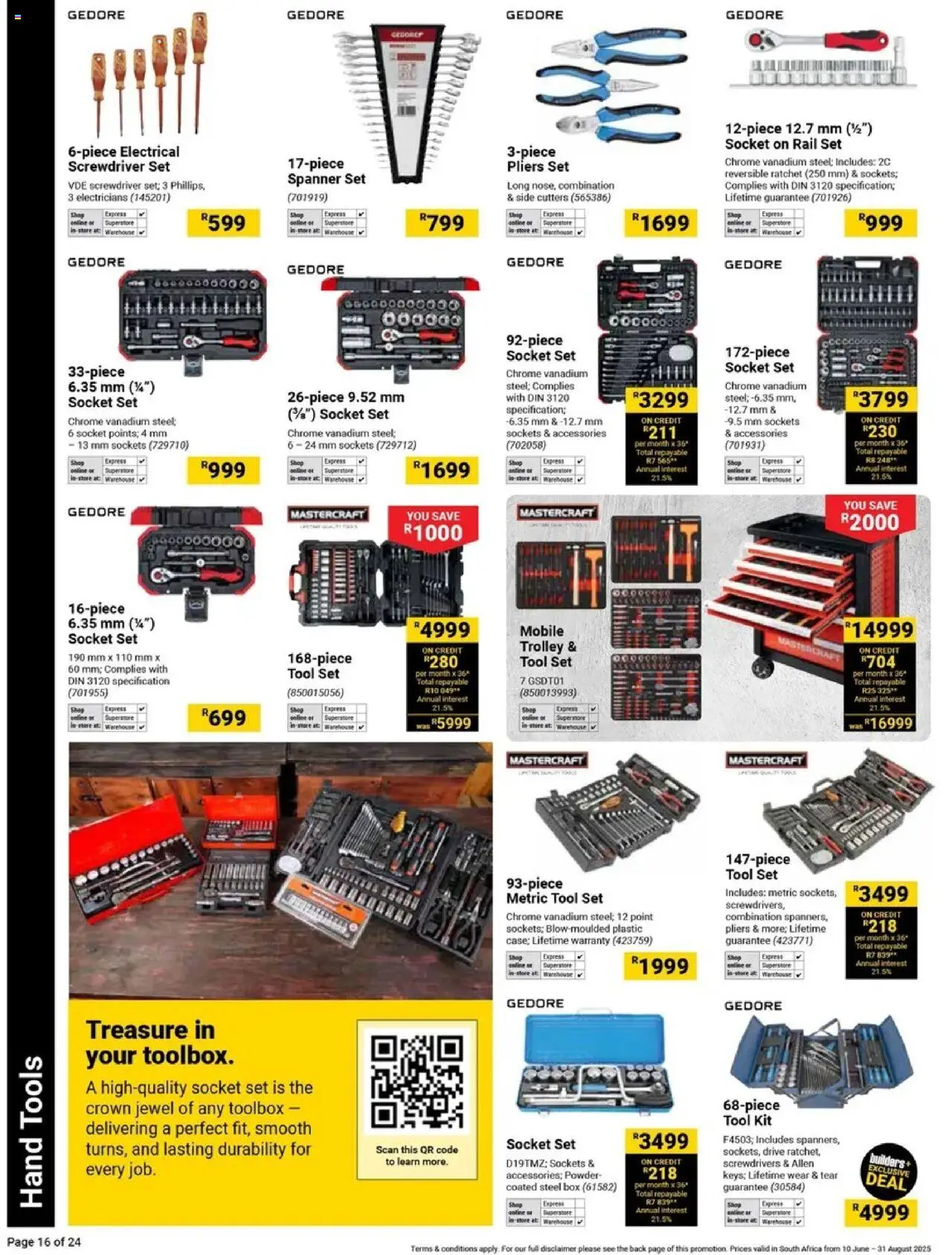 Builders - It's Tools That Can Keep Up Day │ valid from 10.06.2025 | Page: 16 | Products: Socket set, Socket, Box, Powder