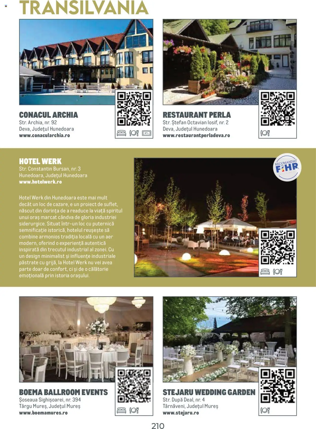 Metro catalog - Ghid de călătorie România – valabil de la 01.08.2025 | Pagină: 210