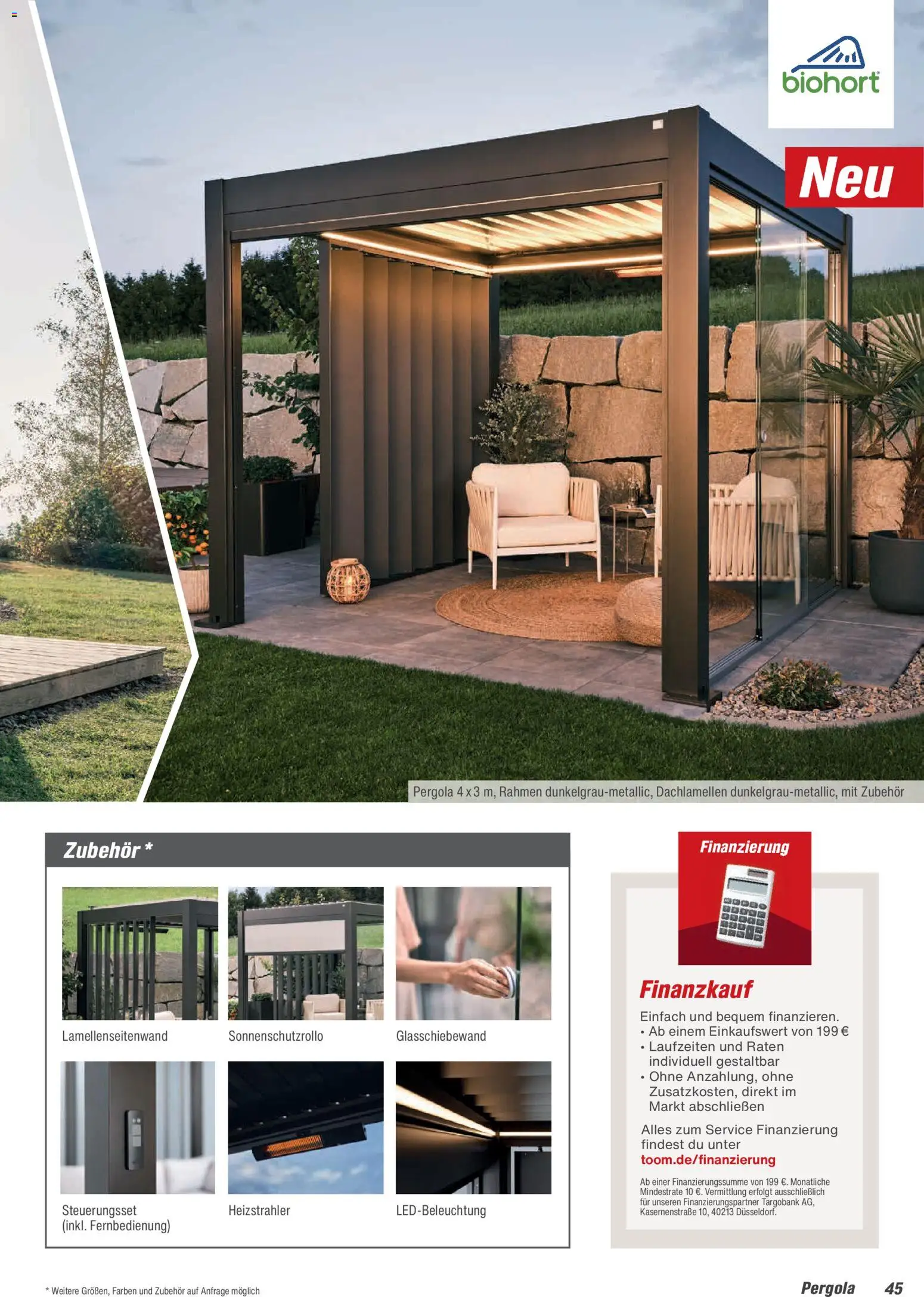 Toom Baumarkt Gartenhäuser & Carports 2026 – gültig ab 20.02.2026 | Seite: 45