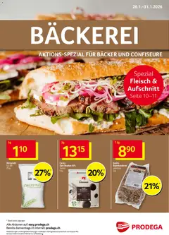 Prodega Aktionen Bäckerei ab 26.01.2026 gültig