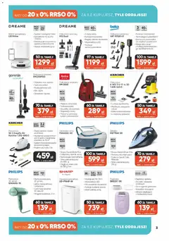 Pogląd oferty "Max elektro Gazetka" - ważna od 29.01.2026 | Strona: 3 | Produkty: Odkurzacz, Robot, Odkurzacz pionowy, Parownica