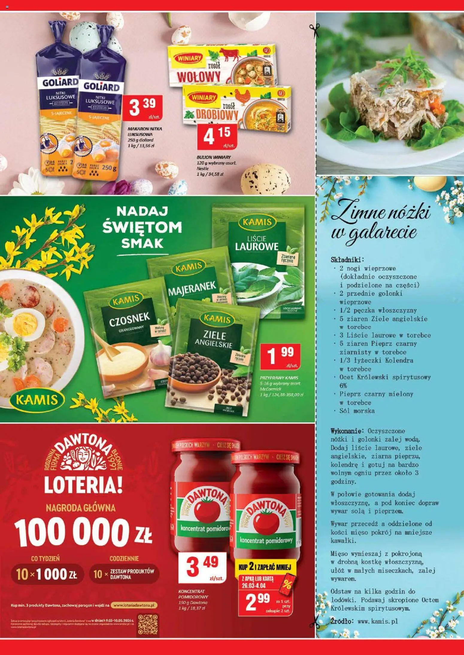 Chorten gazetka od 26.03.2026 | Strona: 5 | Produkty: Karta, Majeranek, Sól morska, Makaron