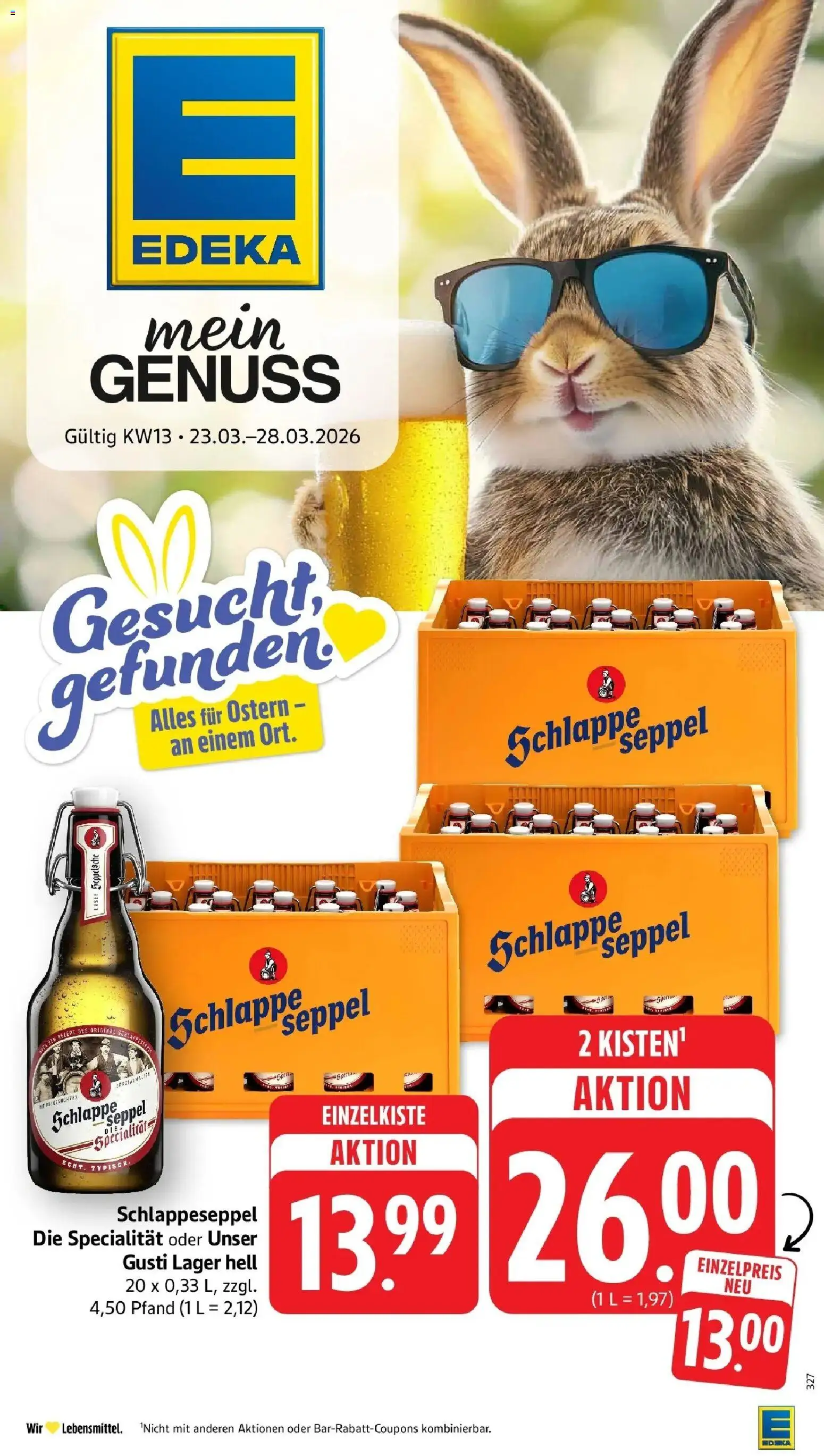 Edeka prospekt Großostheim	 – gültig ab 23.03.2026 | Seite: 1