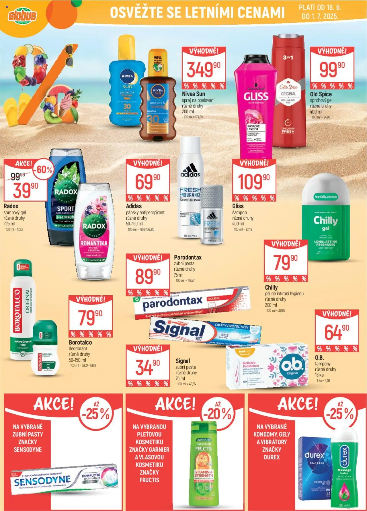 Globus leták od 18.06.2025 | Strana: 18 | Produkty: Zubní pasta, Globus, Body, Parodontax zubní pasta