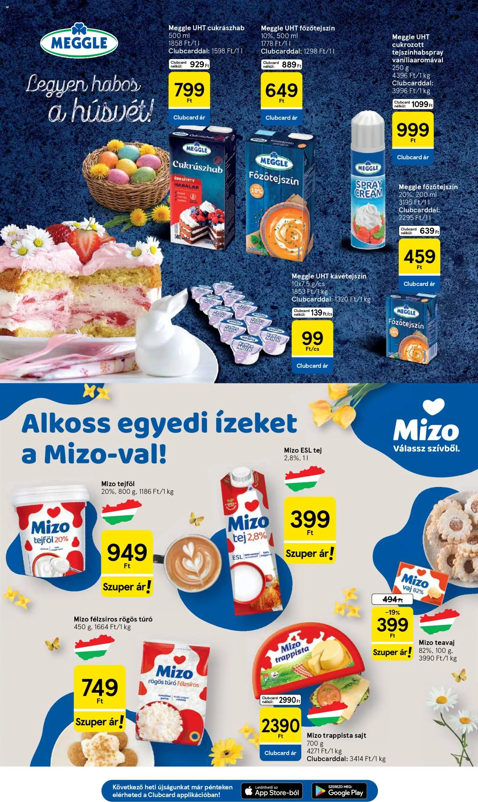 Tesco akciós ujság - amely érvényes a következő dátumtól: 19.03.2026 | Oldal: 19 | Termékek: Tej, Tejföl, Túró, Trappista sajt