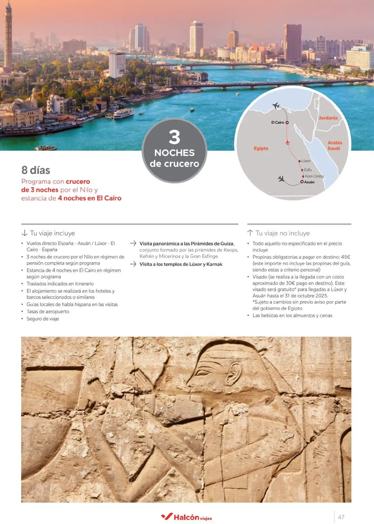 Halcón Viajes Egipto │ válido desde el 01.07.2025 | Página: 47