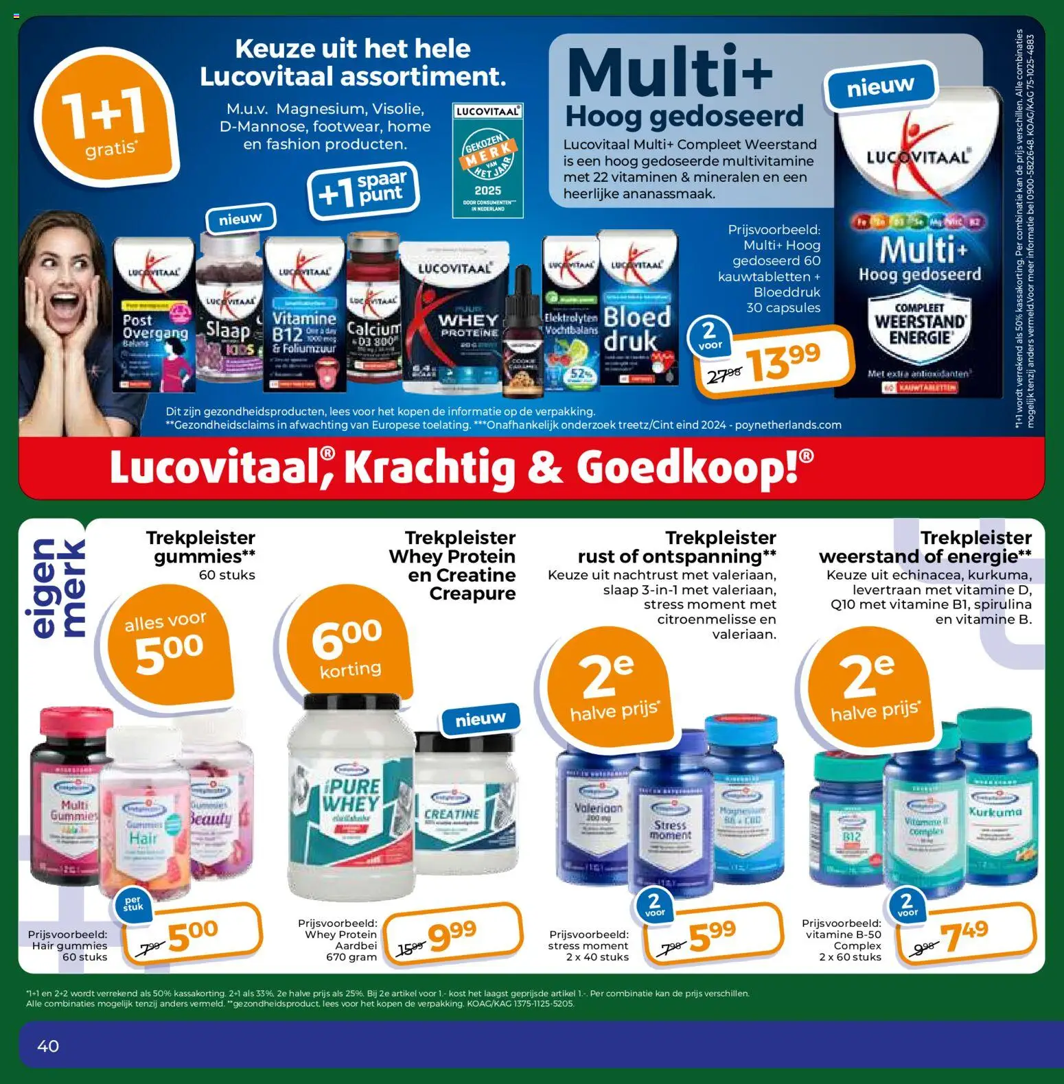 {H1} | Pagina: 40 | Producten: Kan, Whey, Aardbei