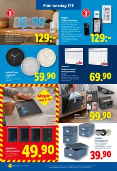 Lidl reklamblad aktuell från 04.08.2025 | Sida: 21 | Produkter: Batteri, Fjärrkontroll, Magnet, Väderstation