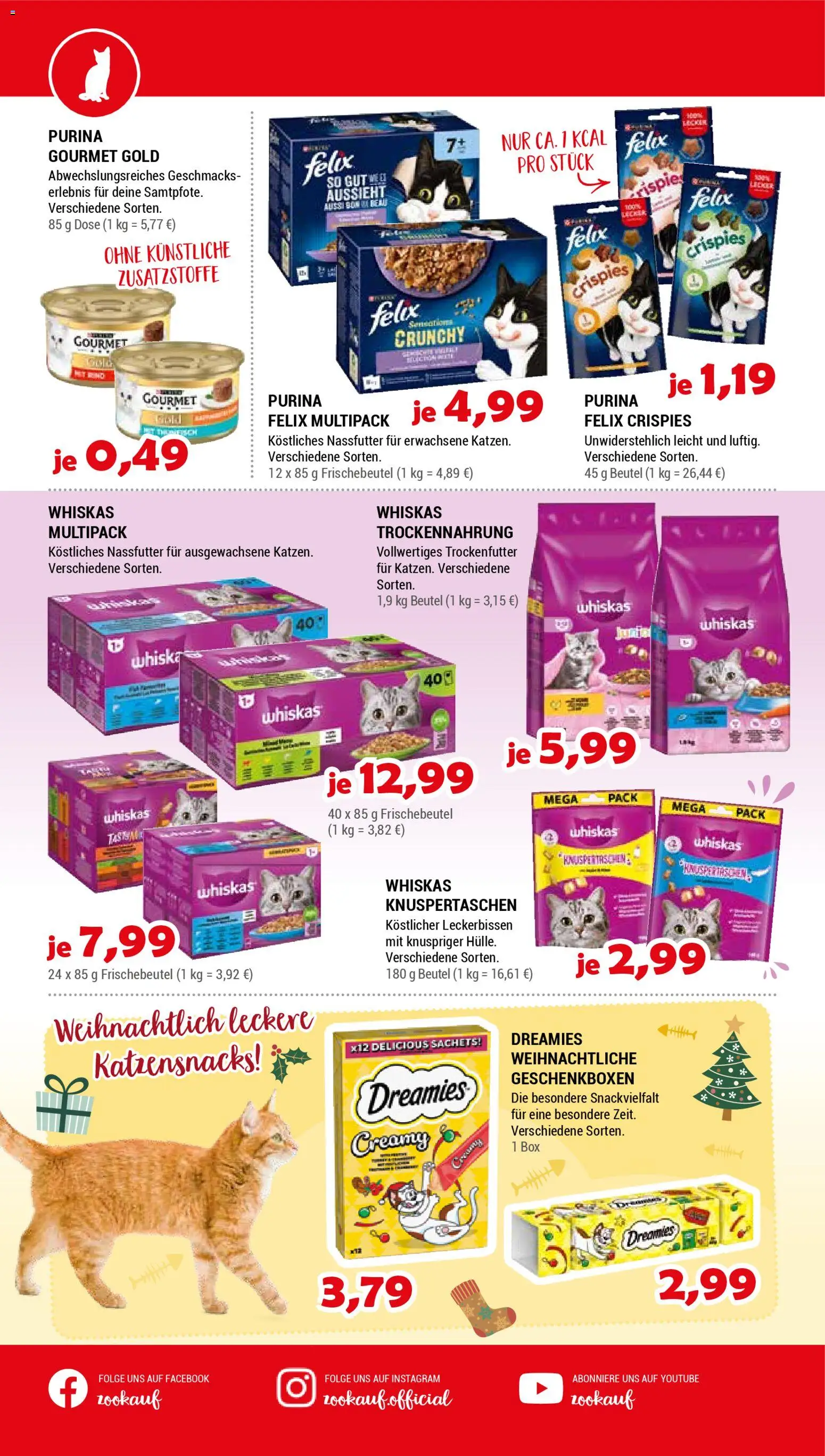 zookauf Prospekt 	 – gültig ab 29.11.2025 | Seite: 10 | Produkte: Whisky, Box, Purina gourmet gold, Whiskas