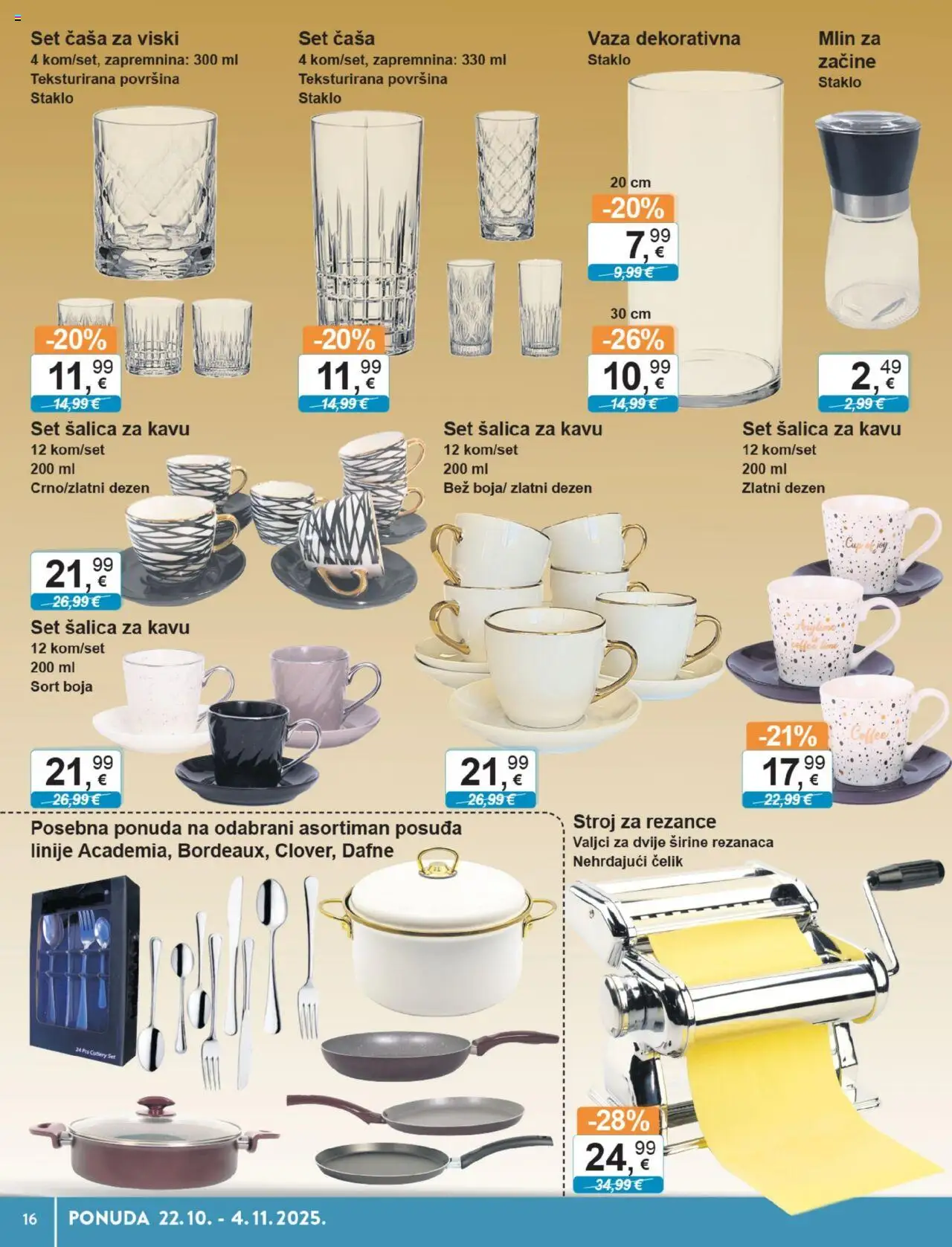 KTC katalog | vrijedi od 22.10.2025 | Stranica: 16 | Proizvodi: Vaza, Viski, Šalica
