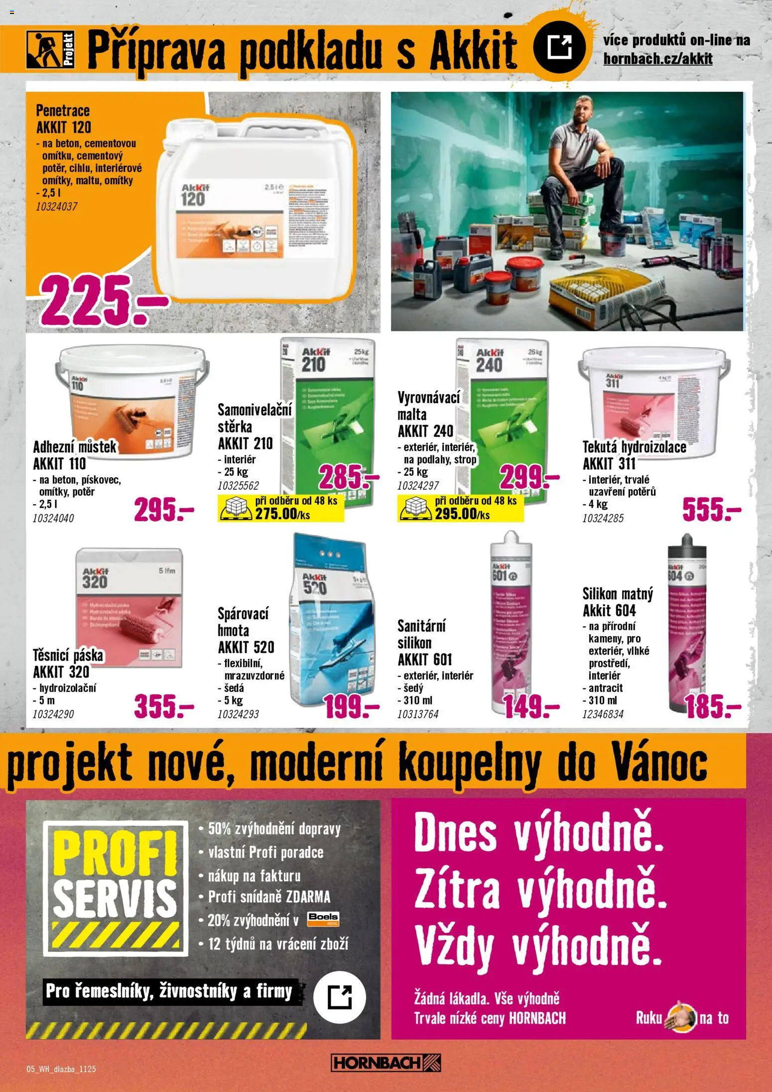 HORNBACH leták - Obklady a dlažby od 19.11.2025 | Strana: 5 | Produkty: Silikon