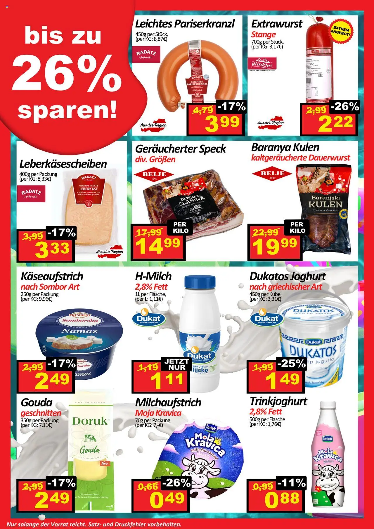 Wurstico Abholmarkt Flugblatt gültig ab 10.07.2025 | Seite: 2 | Produkte: Joghurt