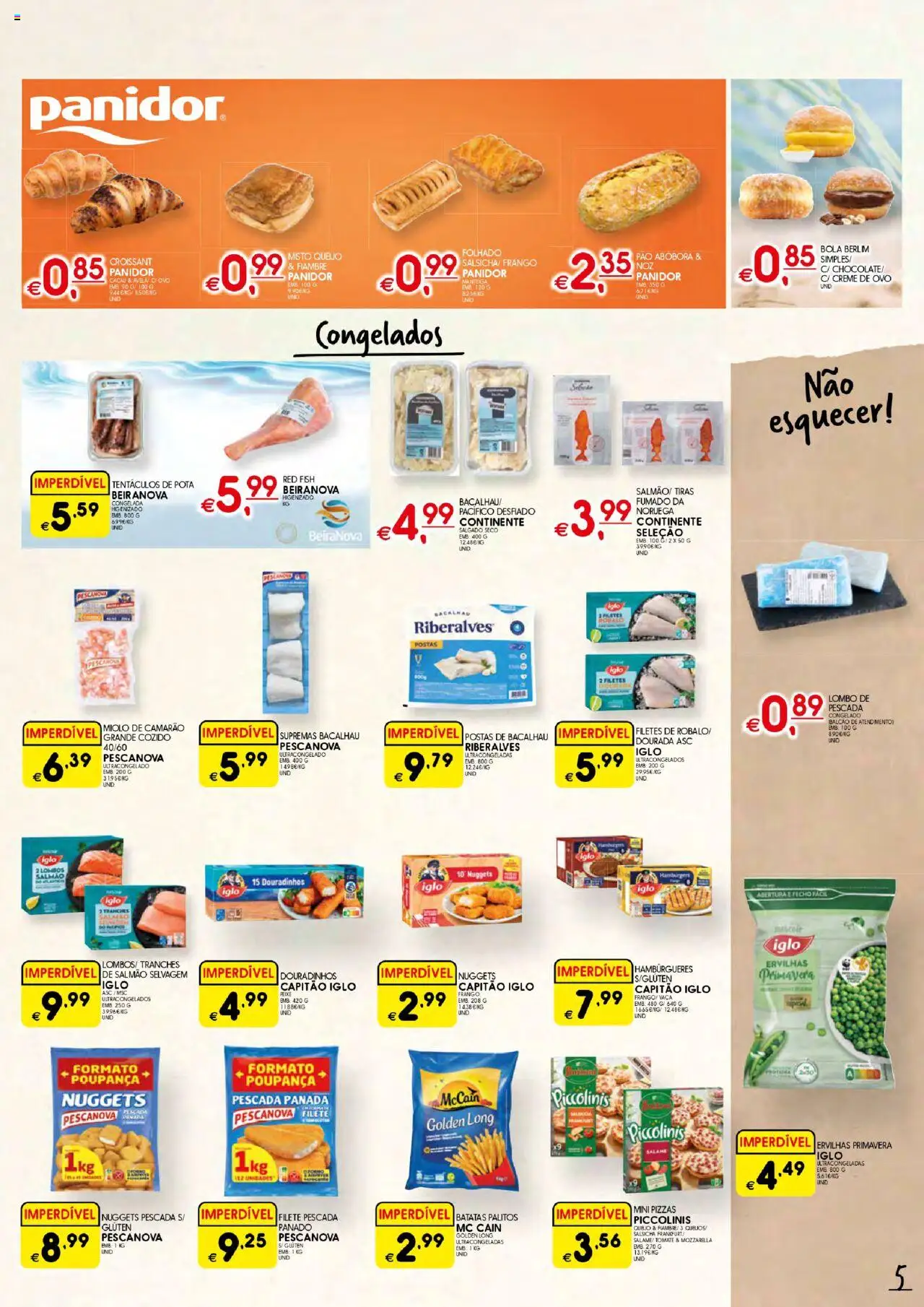 Meu Super folheto │ válido de 04.09.2025 | Página: 5 | Produtos: Pescada, Queijo, Lombo, Proteina