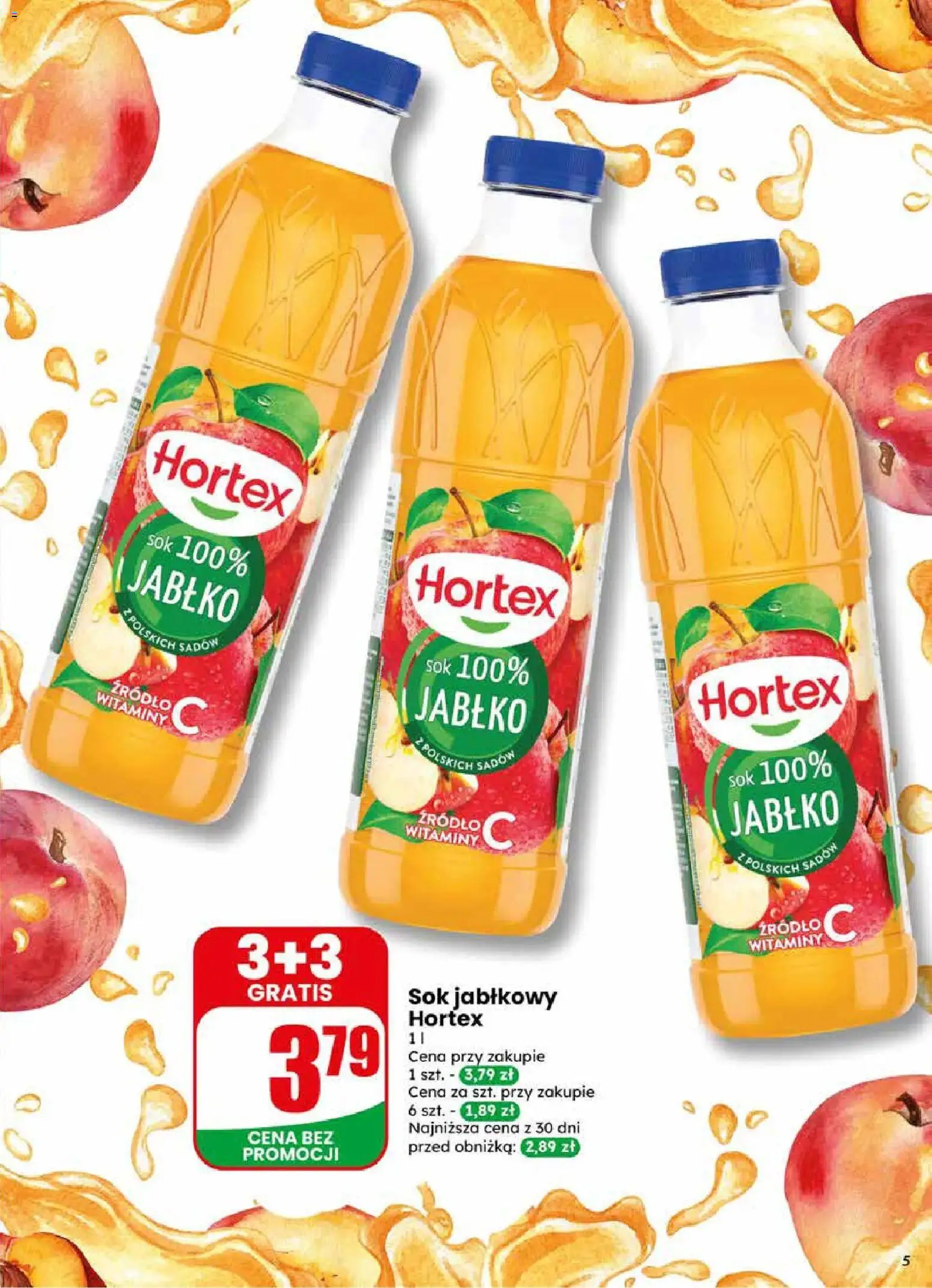 Dino gazetka od 22.04.2026 | Strona: 5 | Produkty: Sok jabłkowy, Sok