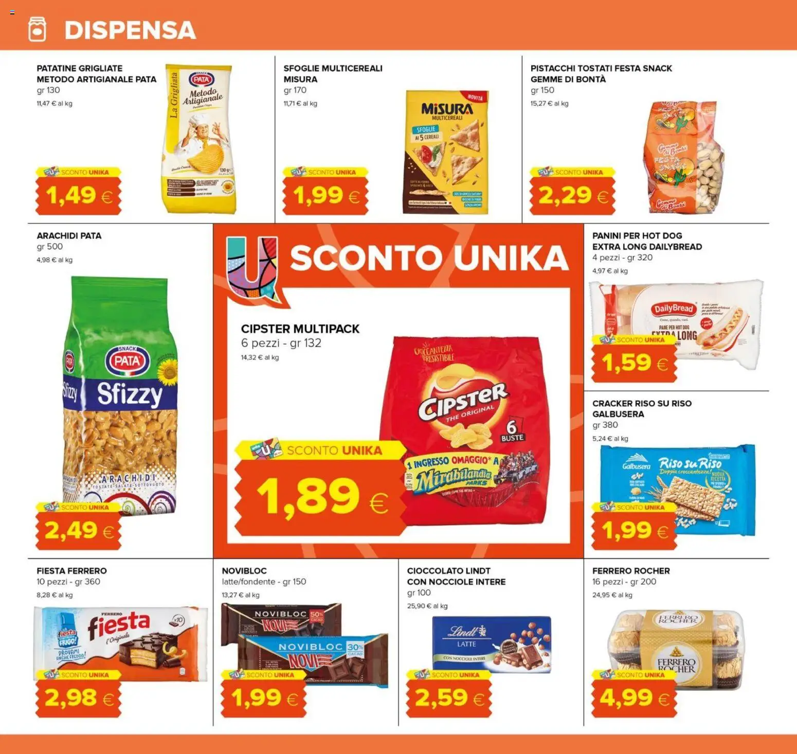 Volantino Oasi del 21.11.2025 | Pagina: 16 | Prodotti: Pane, The, Arachidi, Pistacchi