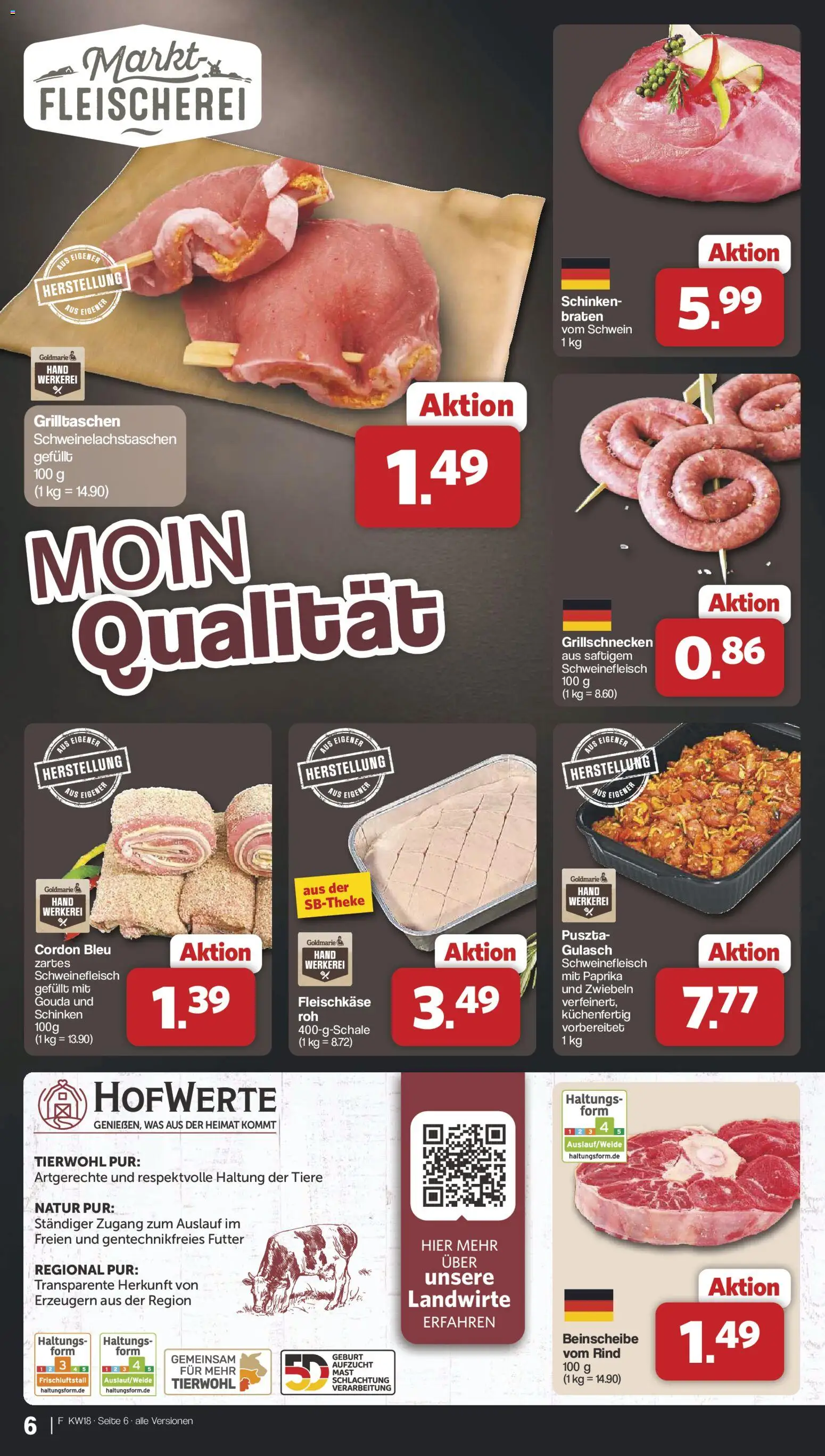 Famila Nordwest Prospekt 	 – gültig ab 27.04.2026 | Seite: 6 | Produkte: Gouda, Zwiebeln, Paprika, Schinken