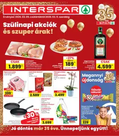 Interspar akciós újság - amely érvényes a következő dátumtól: 05.03.2026