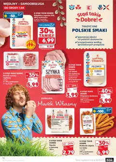 Pogląd oferty "Kaufland gazetka" - ważna od 01.04.2026 | Strona: 36 | Produkty: Karta, Kiełbaski, Boczek, Wędliny