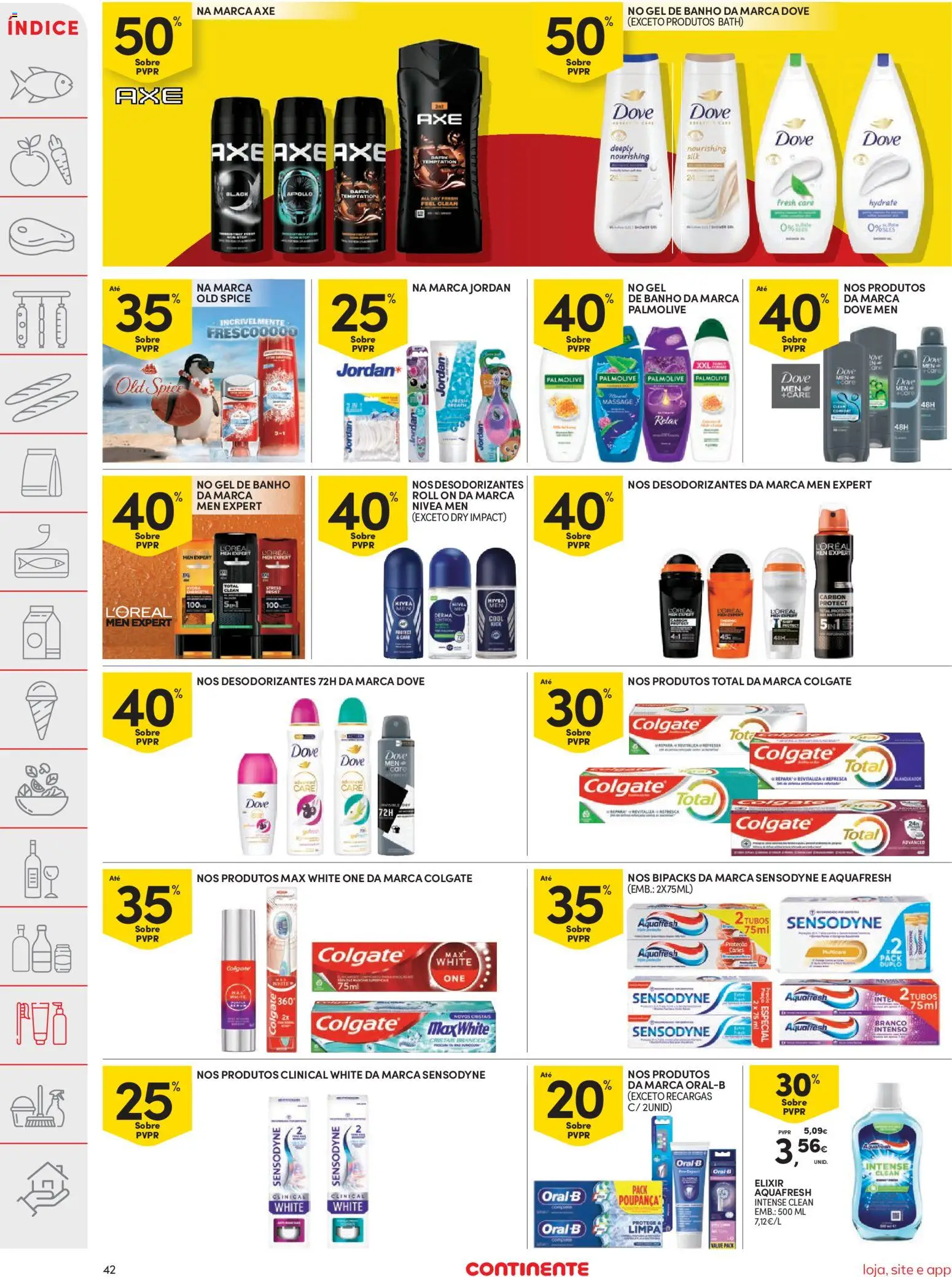 Continente folheto │ válido de 28.04.2026 | Página: 42 | Produtos: Gel de banho, Banho