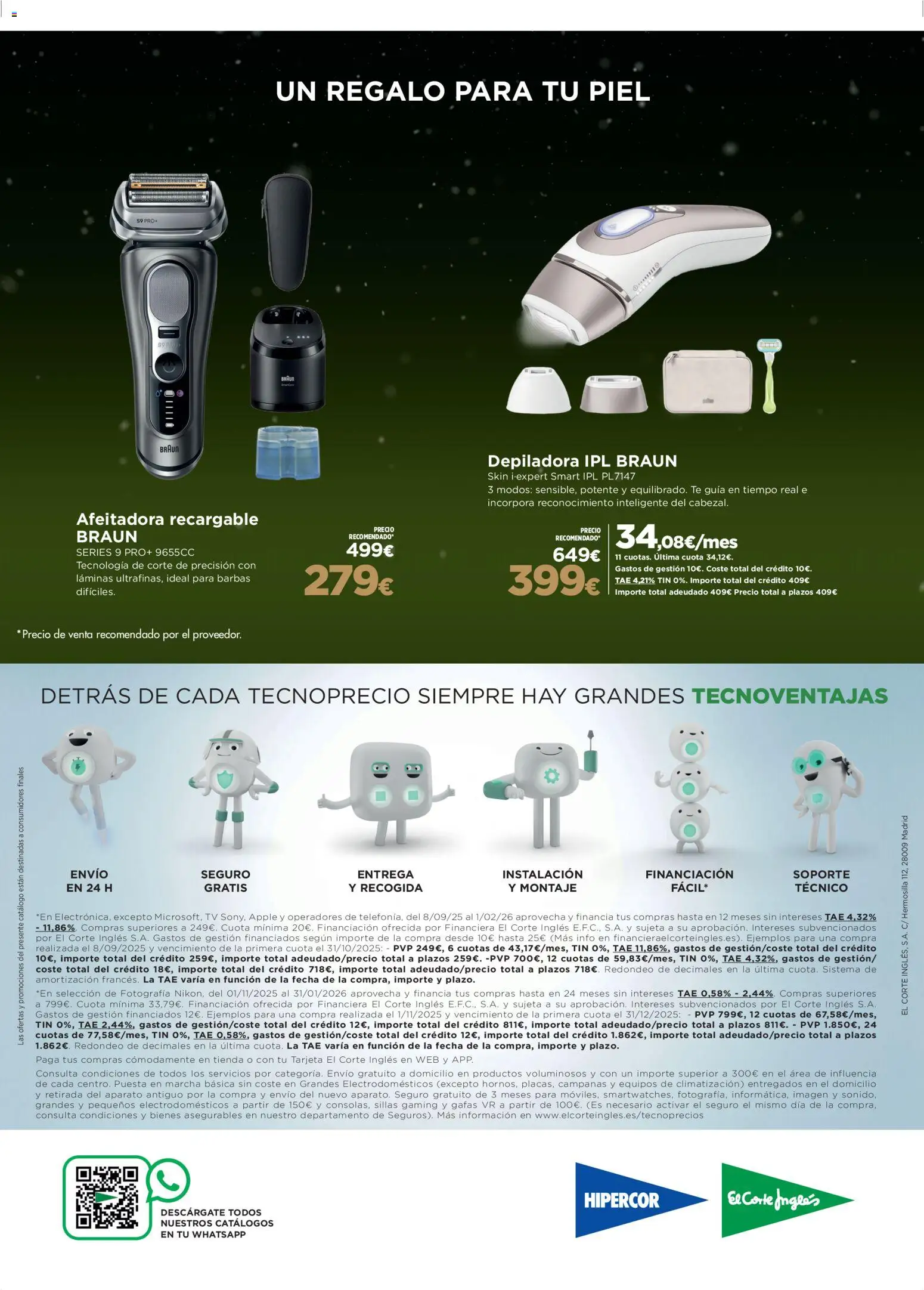 El Corte Inglés ofertas │ válido desde el 29.12.2025 | Página: 20 | Productos: Té, Apple, Afeitadora, Depiladora