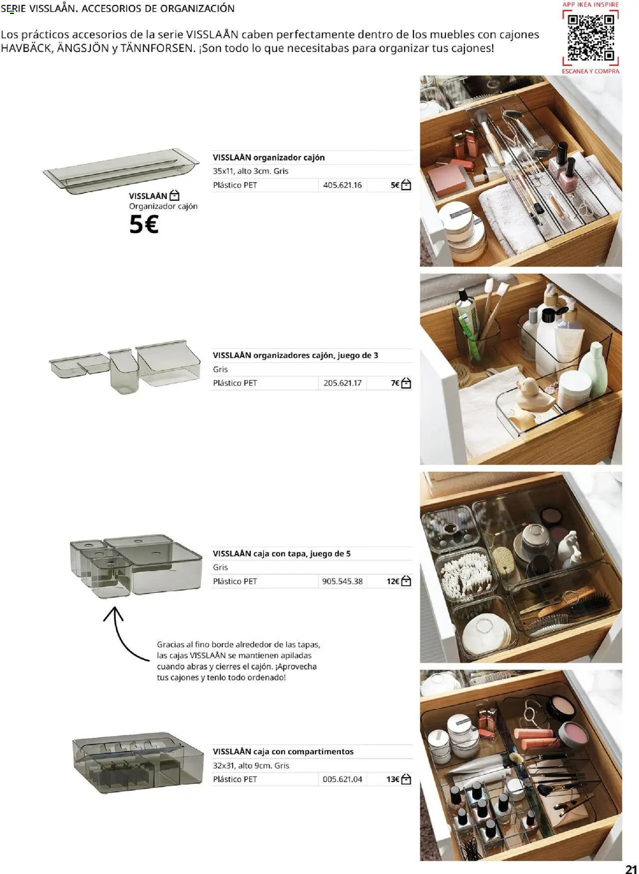 Catálogo IKEA Baňos │ válido desde el 04.02.2025 | Página: 21 | Productos: Organizador, Muebles, Caja