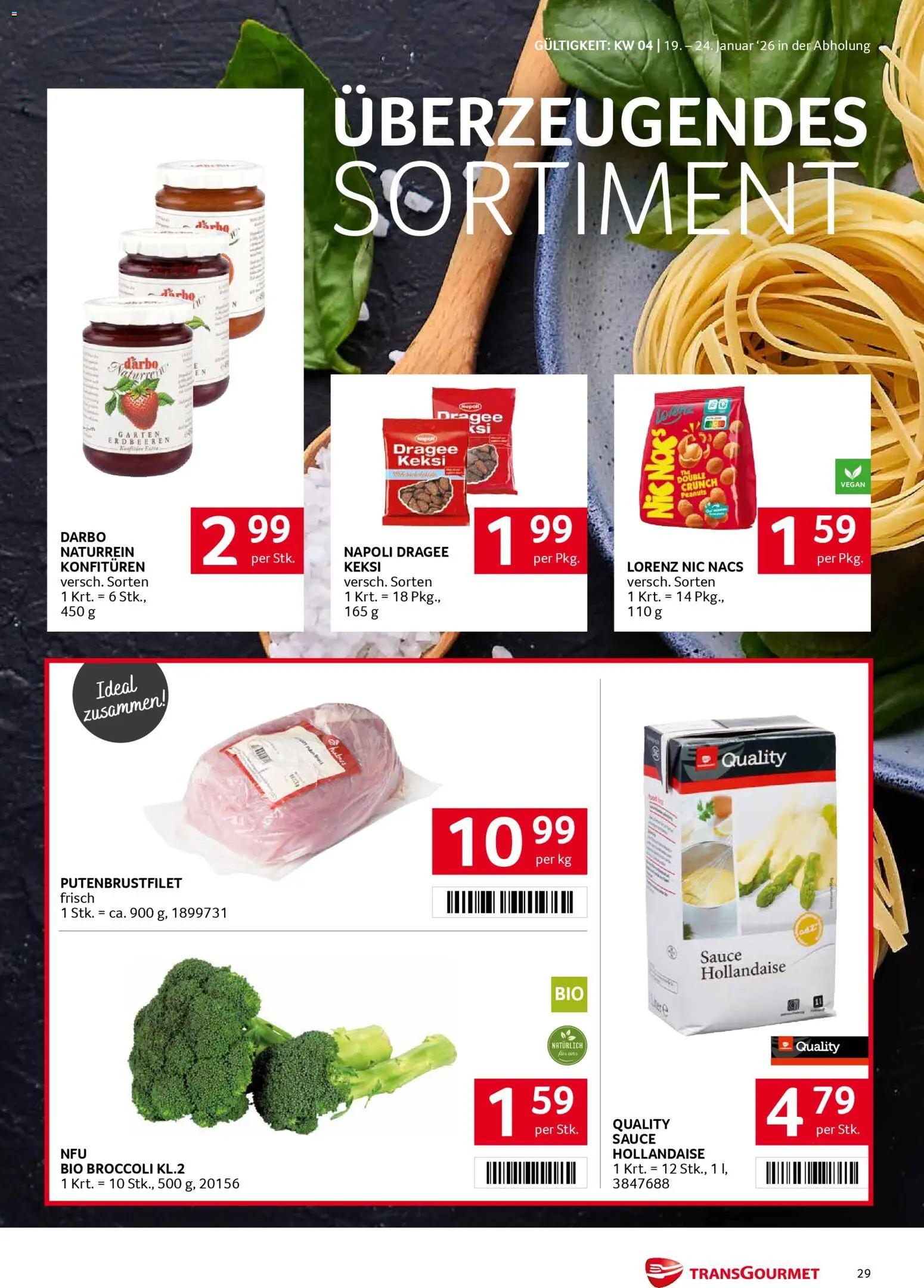 Transgourmet Flugblatt gültig ab 19.01.2026 | Seite: 29 | Produkte: Erdbeeren