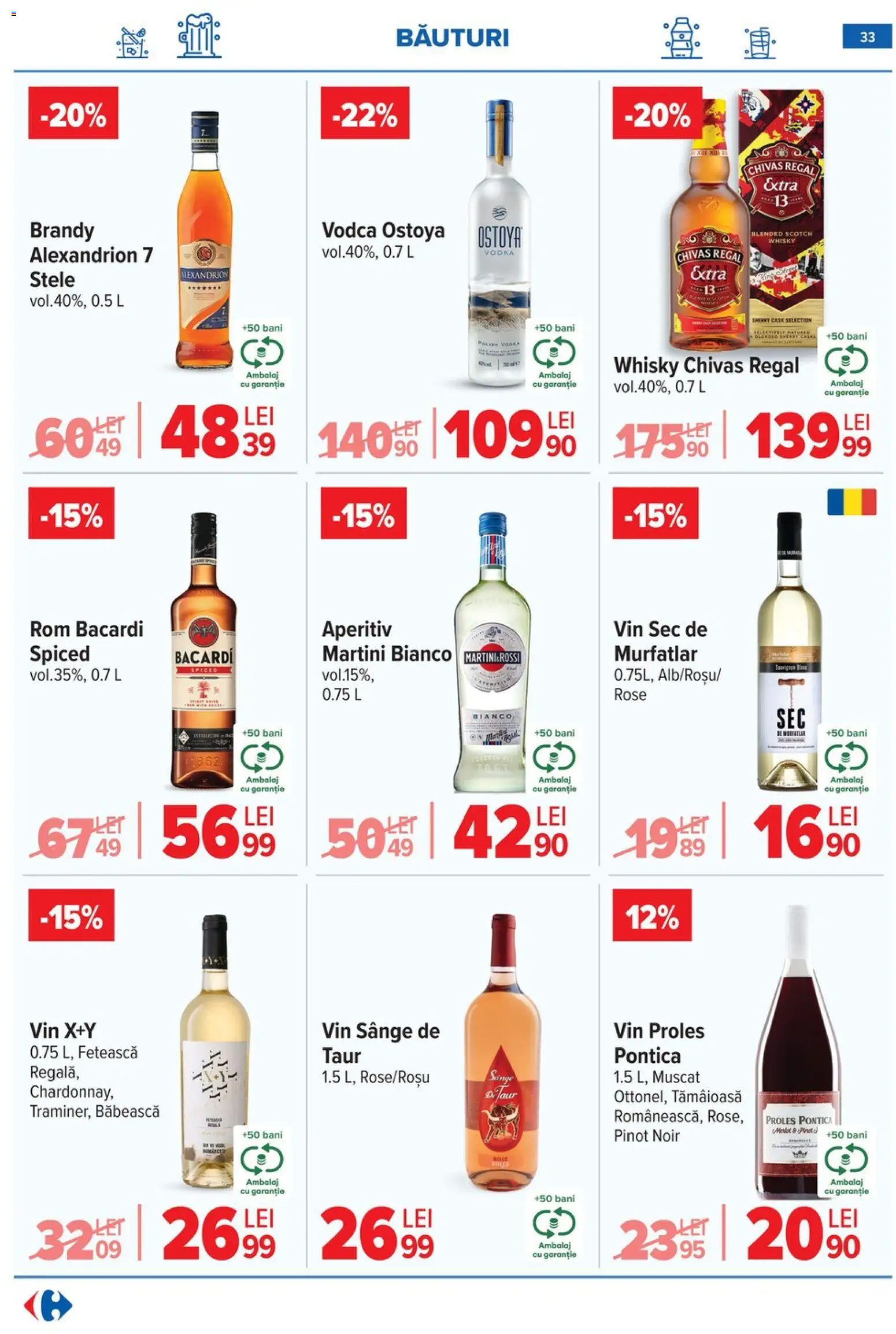 Noul catalog Carrefour – valabil de la 18.03.2026 | Pagină: 40 | Produse: Su ısıtıcı, Yulaf, Vin, Rom