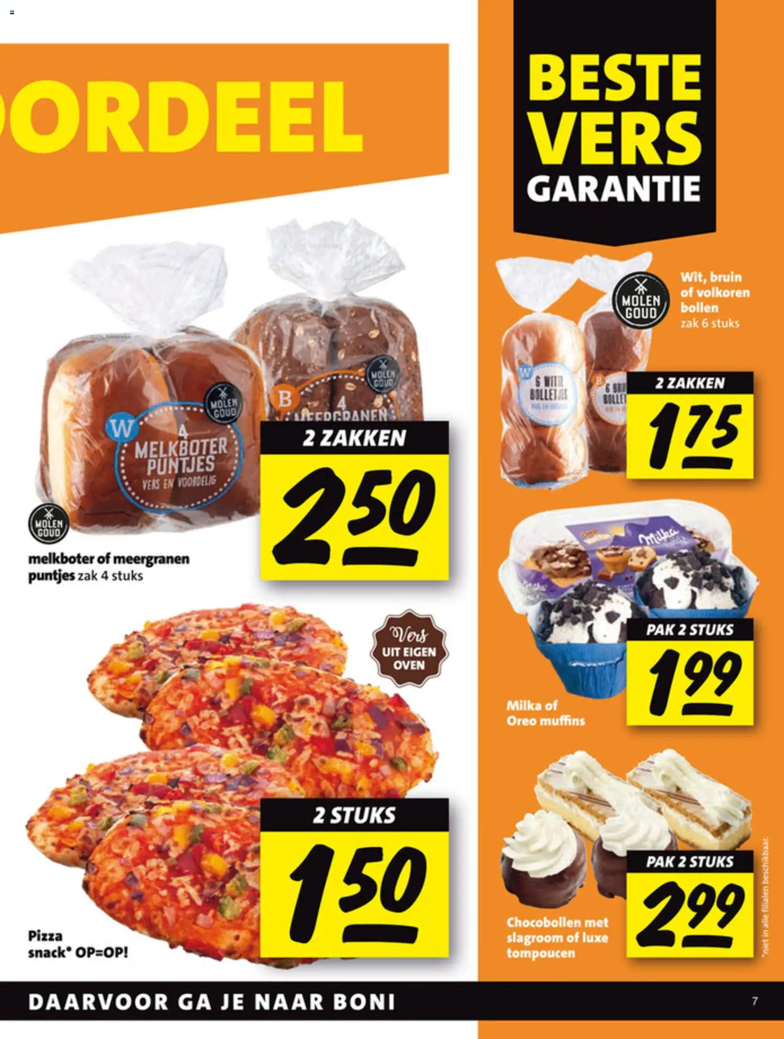 {H1} | Pagina: 7 | Producten: Muffins, Slagroom, Zak, Oven