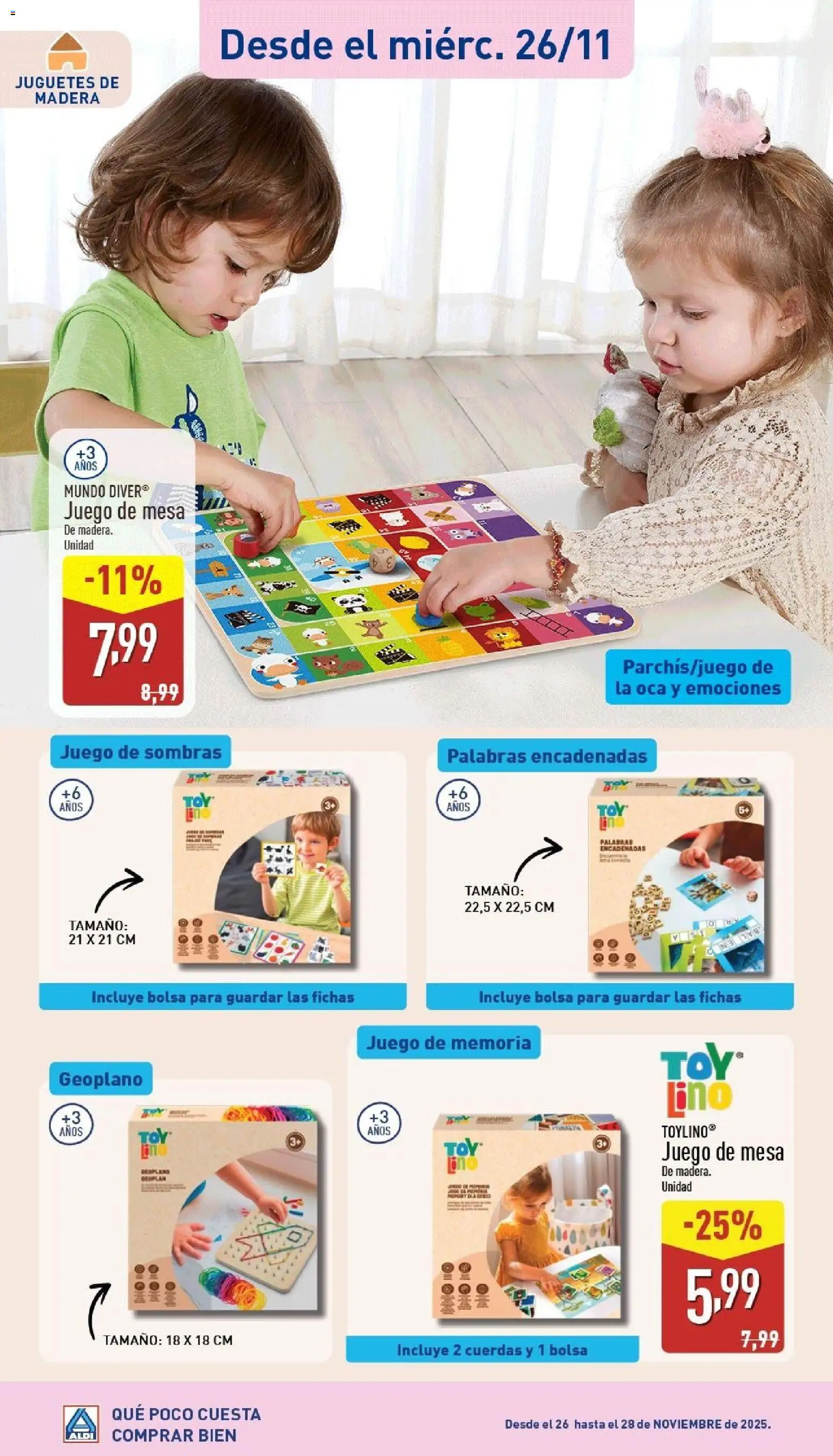 Aldi folleto Península │ válido desde el 24.11.2025 | Página: 32 | Productos: Juguetes, Bolsa, Mesa