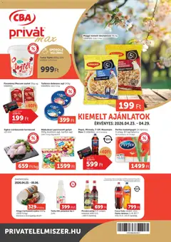 PRIVÁT Aktuális szórólap MAX - amely érvényes a következő dátumtól: 23.04.2026