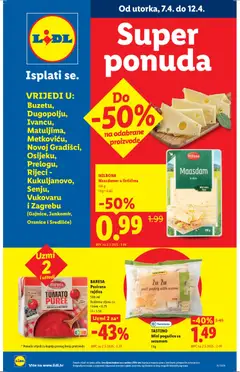 Lidl Super ponuda - Pregled kataloga iz trgovine Lidl, vrijedi od 07.04.2026