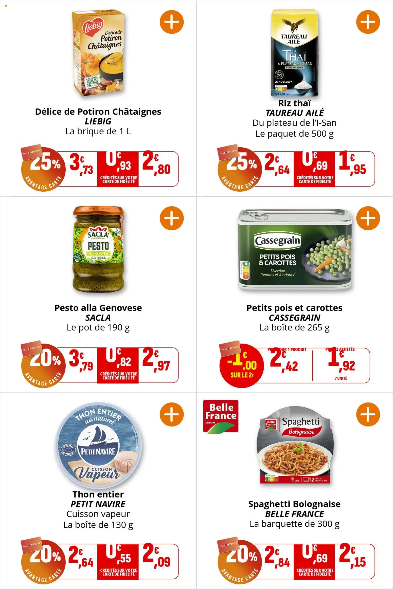 {H1} | Page: 15 | Produits: Plateau, Pesto, Pois, Riz