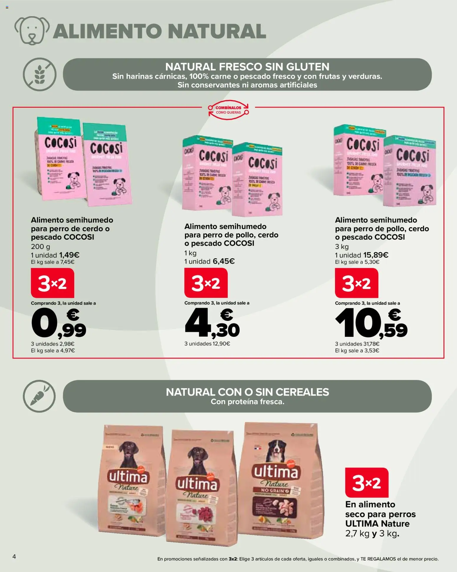 Carrefour folleto │ válido desde el 28.10.2025 | Página: 4 | Productos: Cerdo, Pescado, Cereales, Té