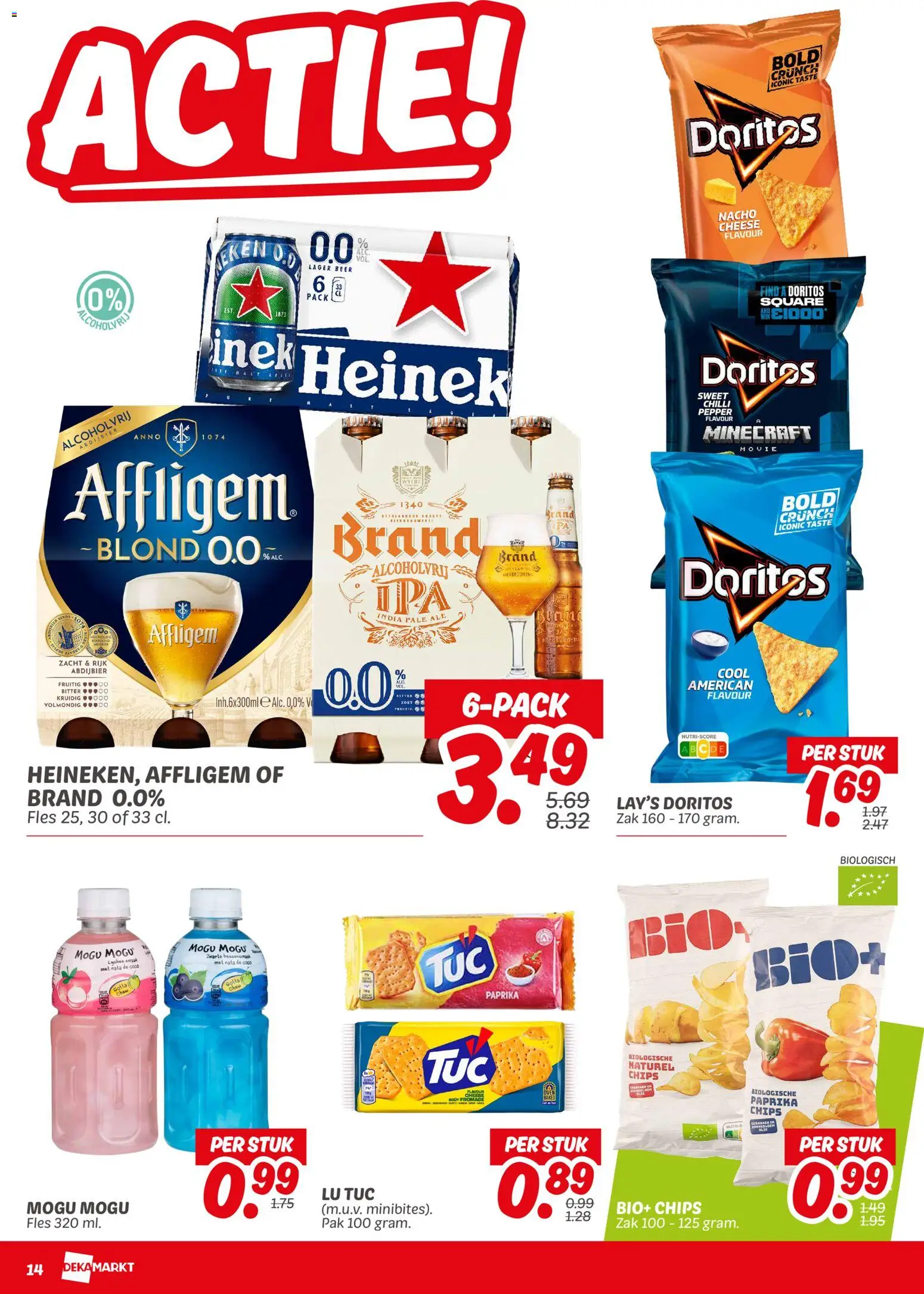 {H1} | Pagina: 14 | Producten: Chips, Fles, Kész piskótalap, Doritos