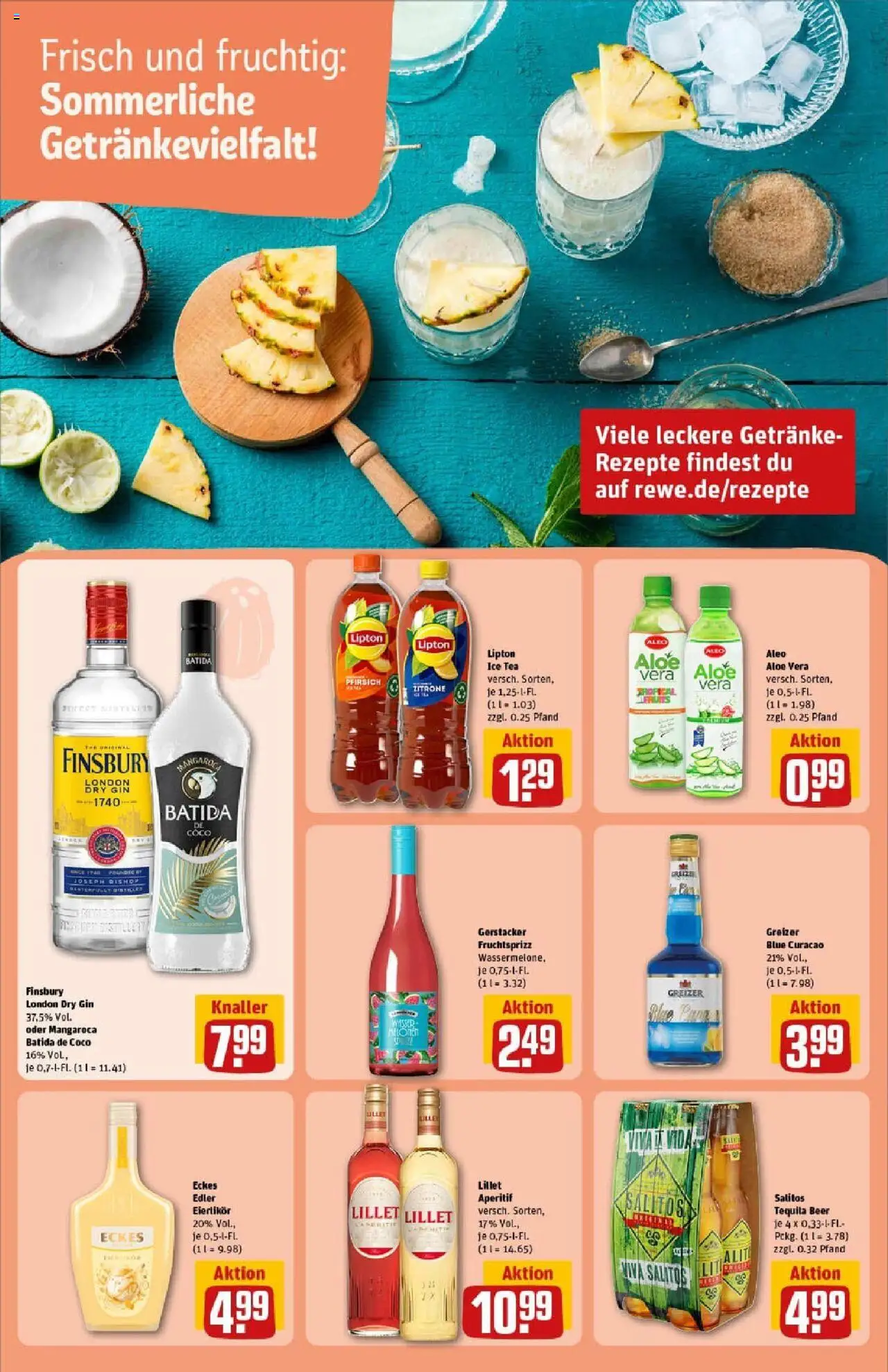 Rewe prospekt Weimar / Schöndorf	 - gültig ab dem 13.07.2025 | Seite: 20 | Produkte: Batida de coco, Tequila, Zitrone, Wassermelone