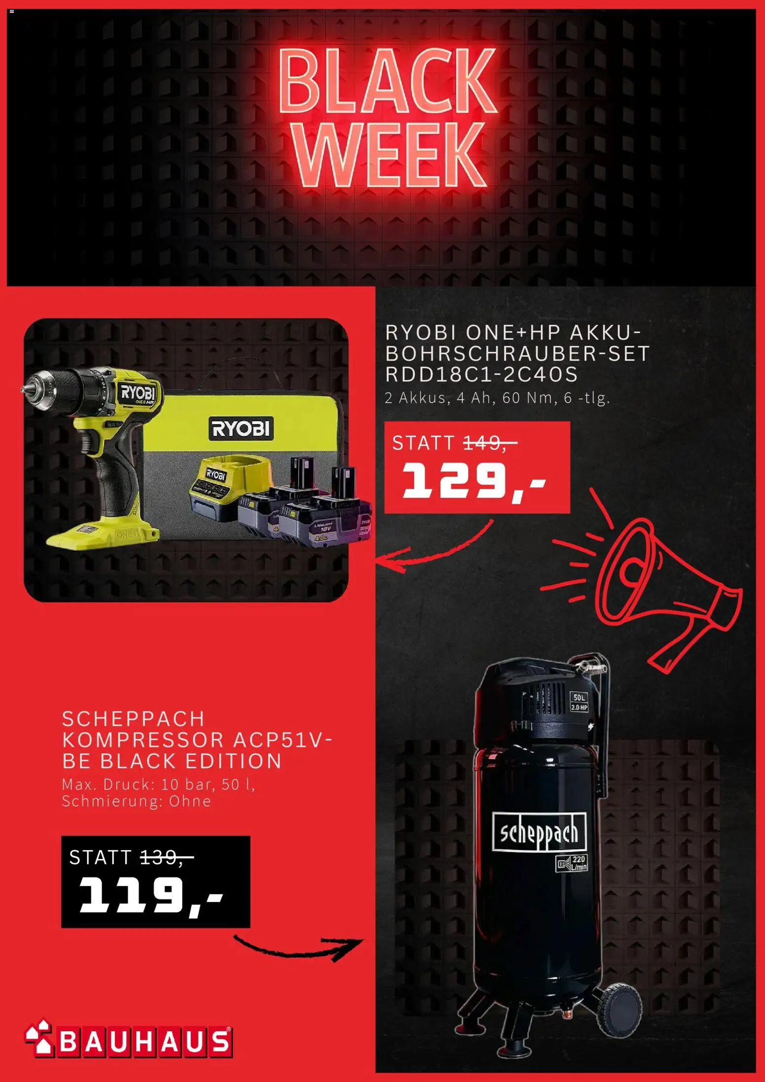 Bauhaus - Black Friday – gültig ab 21.11.2025 | Seite: 4 | Produkte: HP