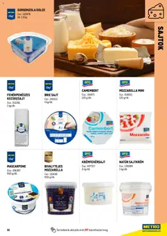 Metro akciós ujság - amely érvényes a következő dátumtól: 01.06.2025 | Oldal: 11 | Termékek: Mozzarella, Sajtok, Kecskesajt, Mascarpone
