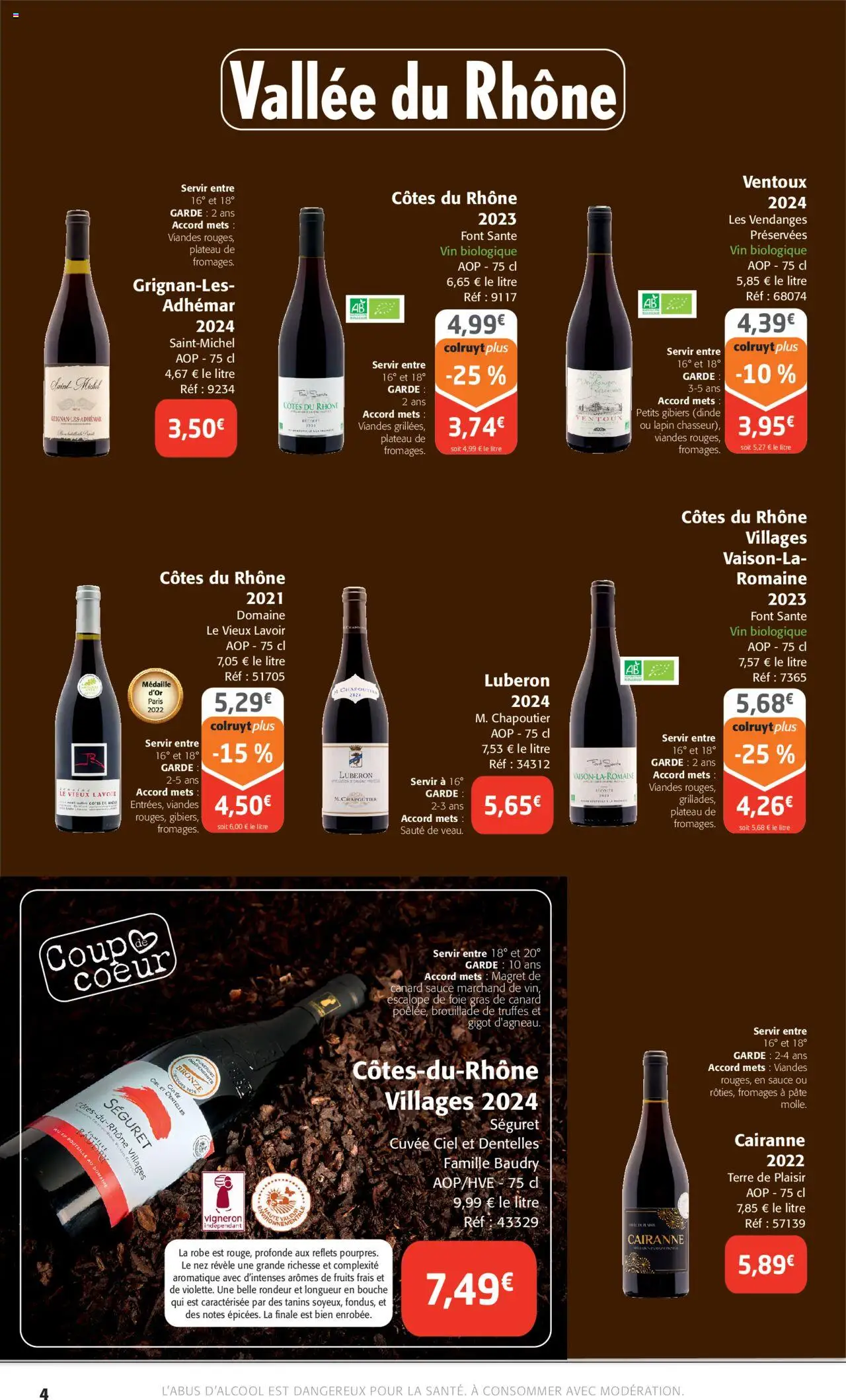  | Page: 4 | Produits: Magret de canard, Foie Gras de Canard, Lapin, Vin