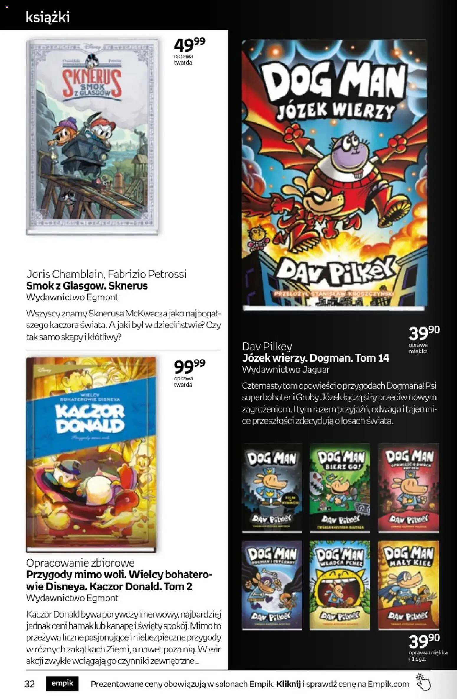 Empik promocje - Tom kultury Książki od 11.03.2026 | Strona: 32 | Produkty: Książki, Hamak