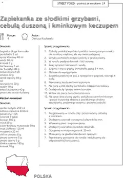 Pogląd oferty "Makro Gazetka Street food podróże ze smakiem" - ważna od 01.01.2024 | Strona: 9 | Produkty: Ocet, Miód, Kminek, Musztarda