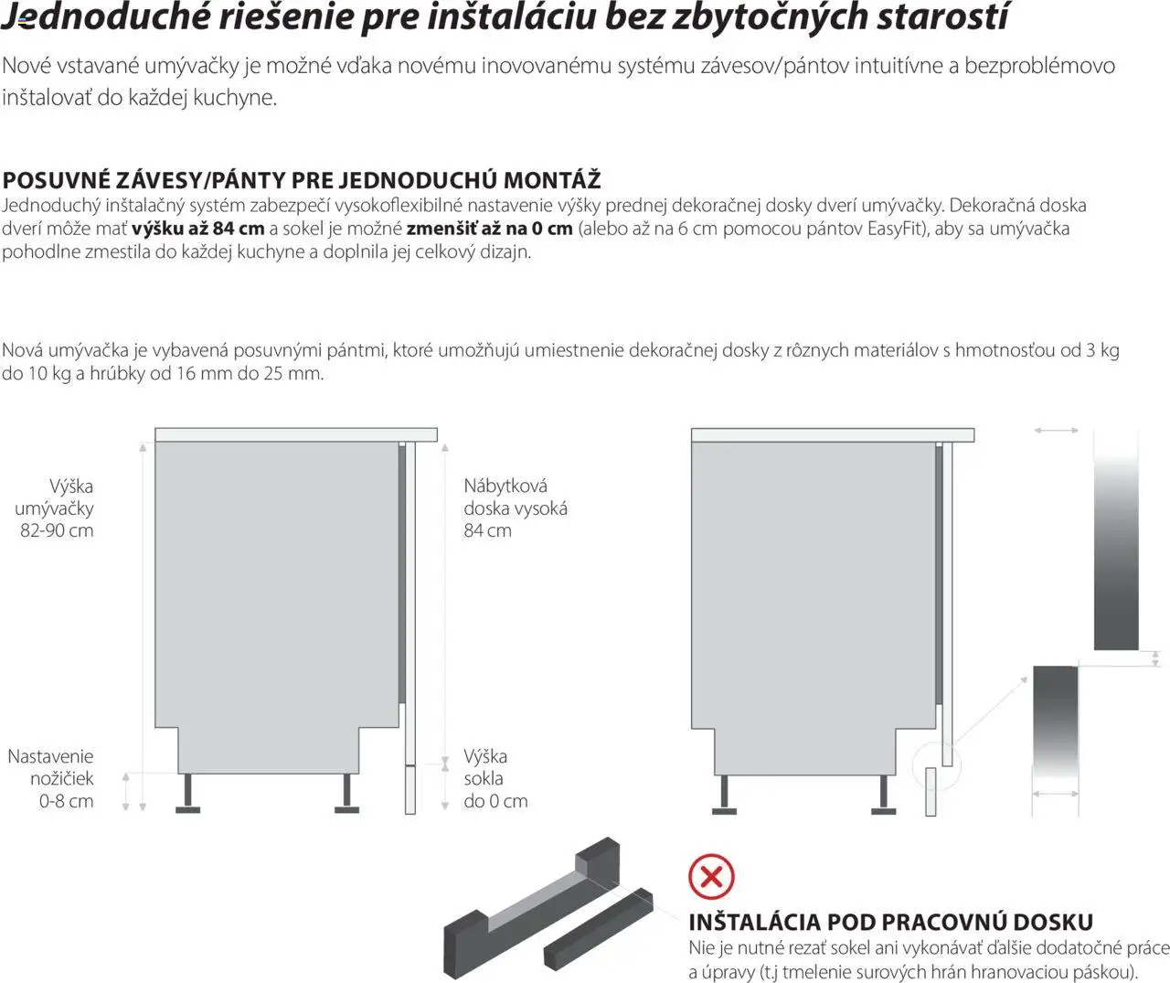 Whirlpool Nové vstavané a voľne stojace modely umývačiek │ platný od 01.01.2025 | Strana: 13 | Produkty: Umývačka, Kuchyne