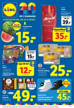 Eksempel på tilbudsavis Lidl - Tilbudsavis fra butik Lidl gyldig fra 10.08.2025