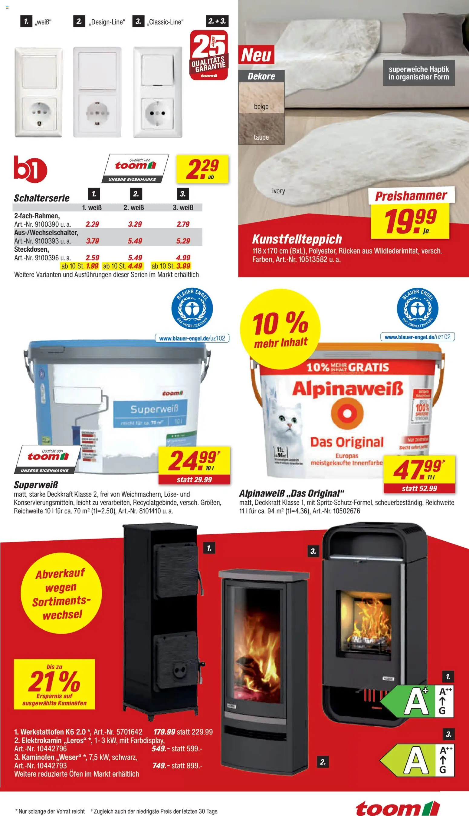 Toom Baumarkt Prospekt 	 – gültig ab 02.05.2026 | Seite: 23 | Produkte: Ofen, Kaminofen