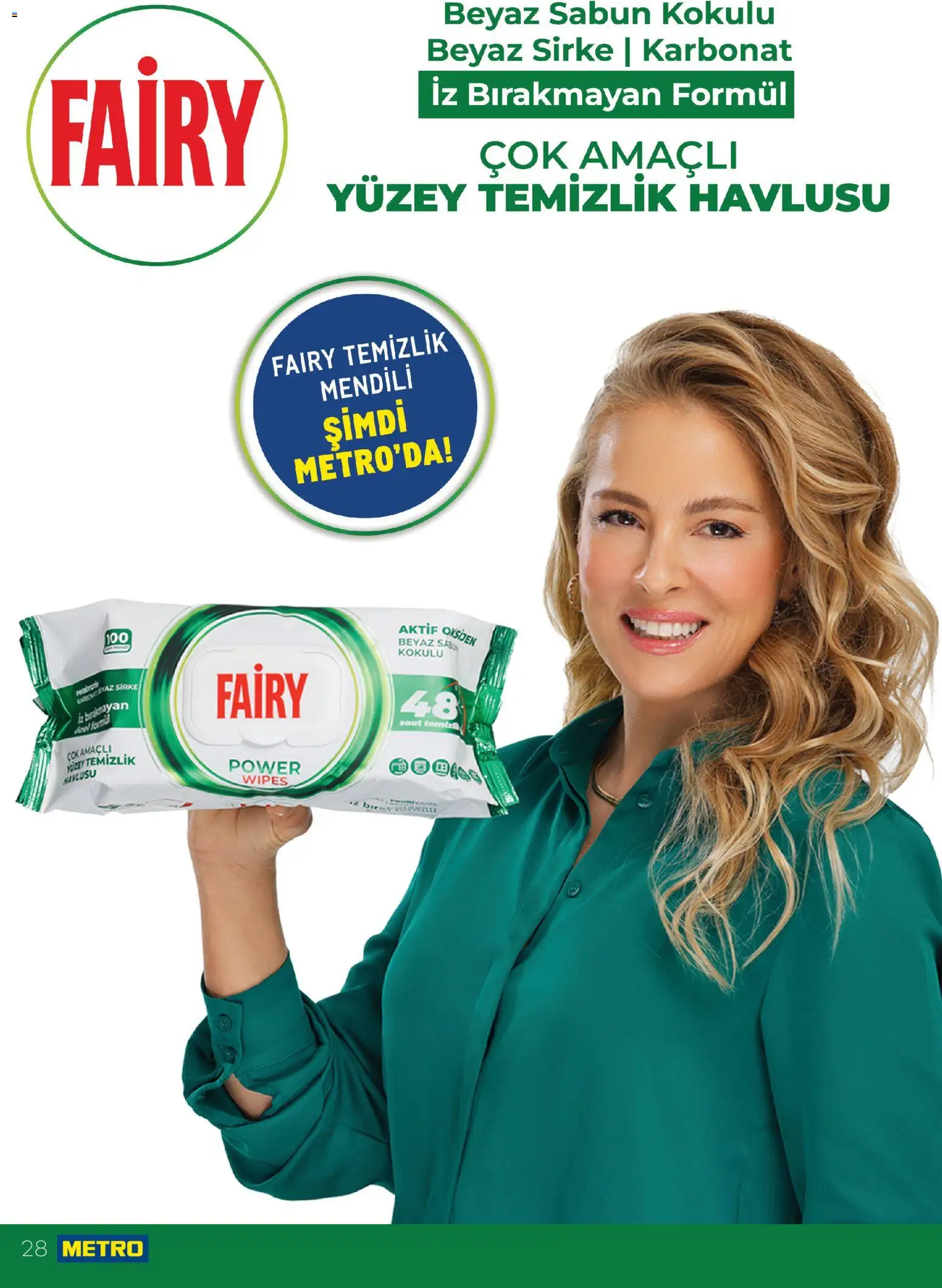 Metro - Gıda | Kozmetik | Deterjan - 27.11.2025 tarihinden itibaren geçerlidir | Sayfa: 28 | Ürünler: Sabun, Sirke, Saat