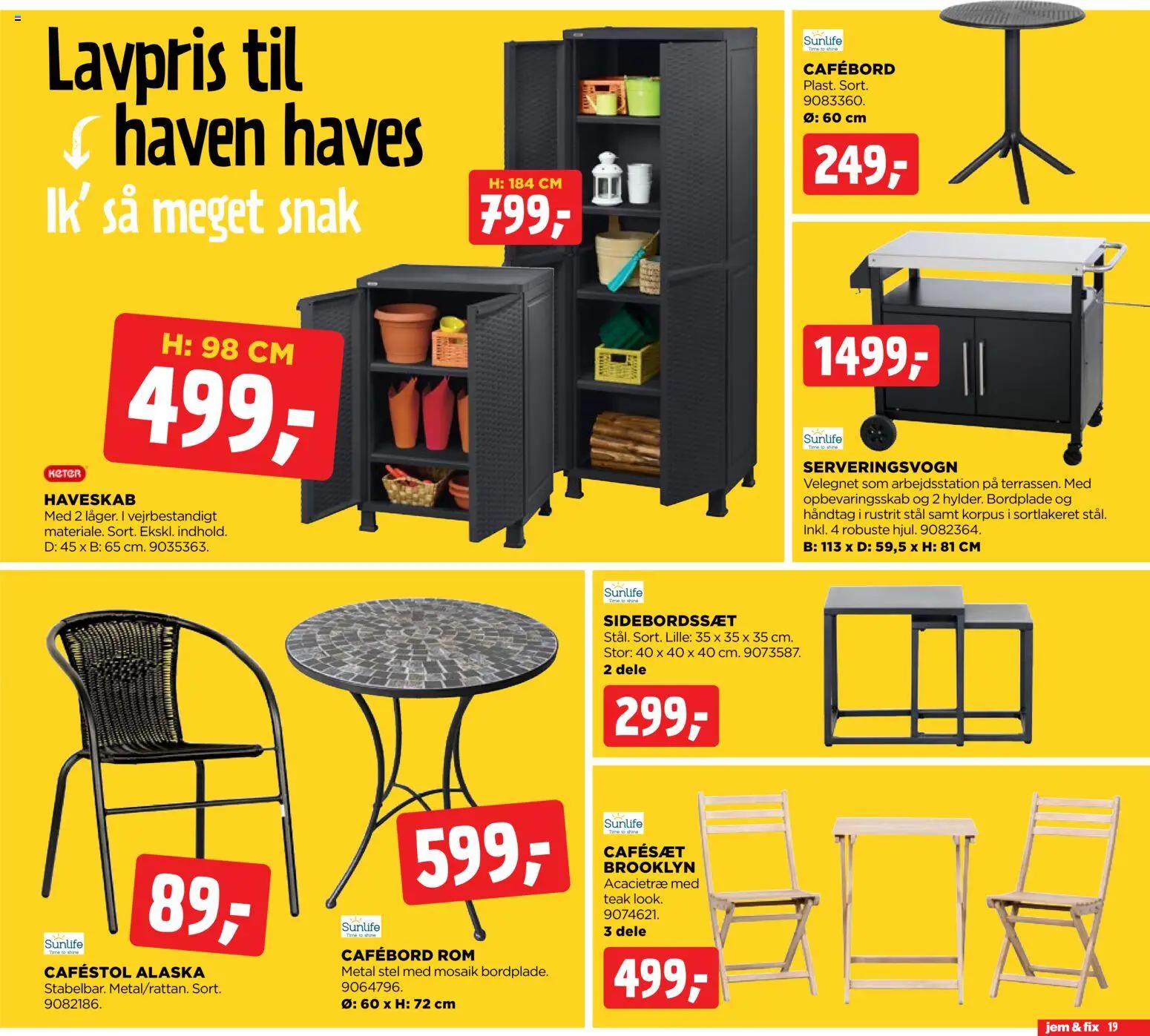 Jem & fix tilbudsavis – gyldig fra 22.03.2026 | Side: 19 | Produkter: Rom, Søm