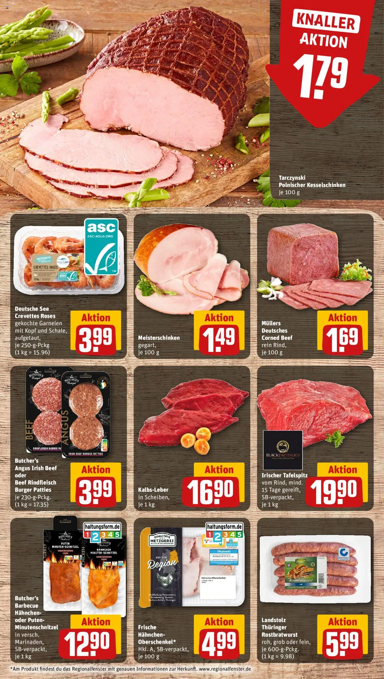 Rewe Prospekt 	 - gültig ab dem 25.08.2025 | Seite: 8 | Produkte: Tafelspitz, Burger, Schnitzel, Kalbsleber
