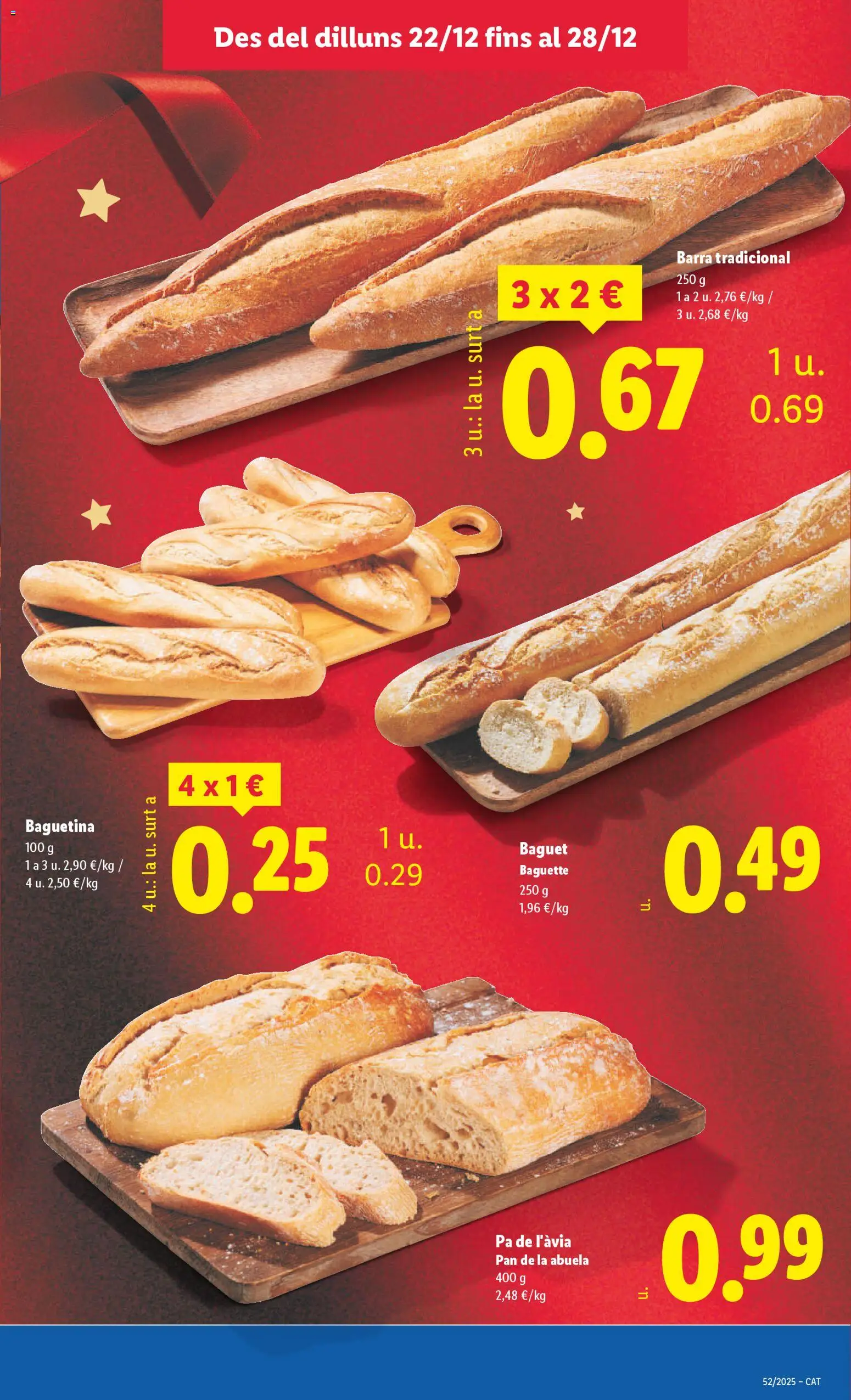 Lidl folleto │ válido desde el 22.12.2025 | Página: 23 | Productos: Pan